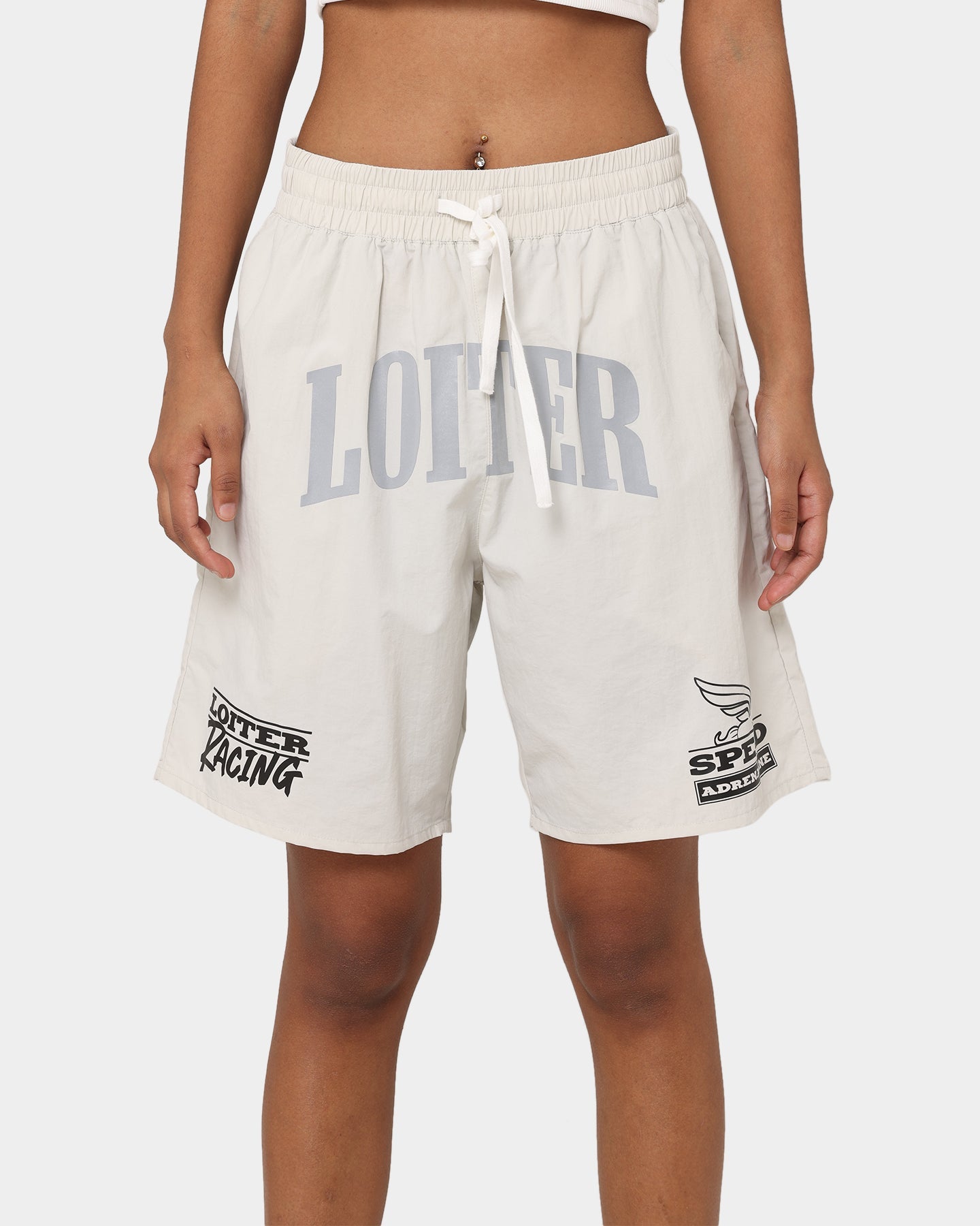 Loiter Roadrunner Beach Shorts Ecru