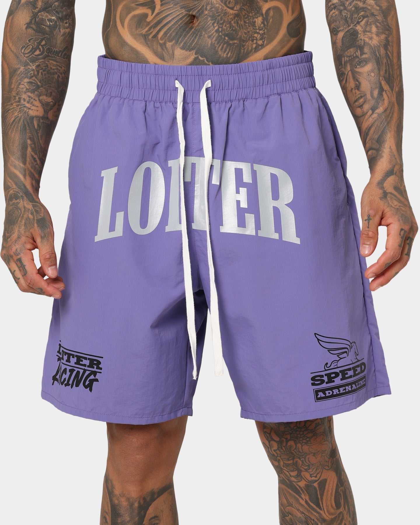 Loiter Roadrunner Beach Shorts Purple