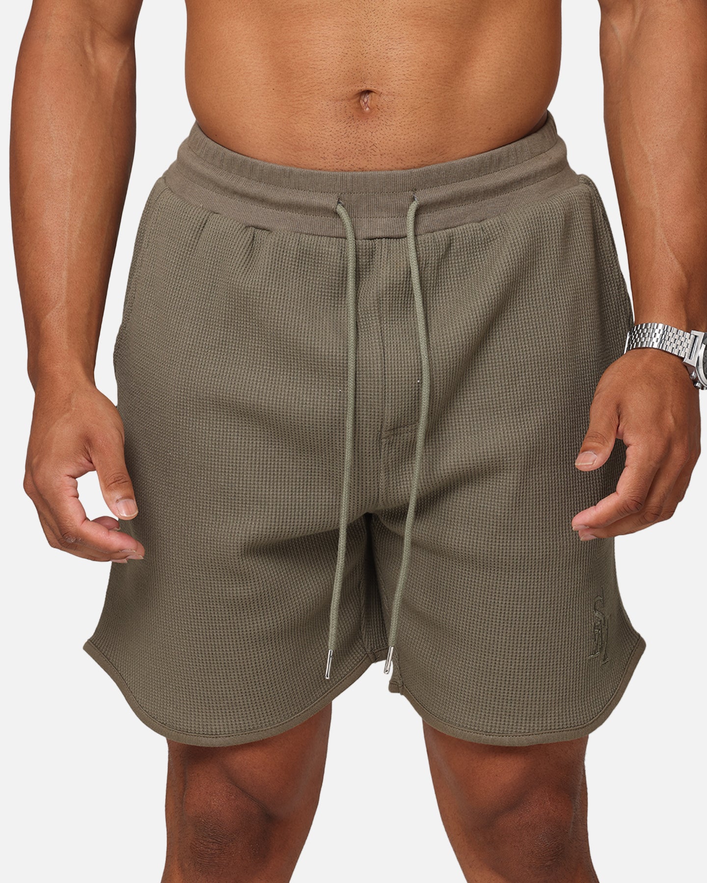 Saint Morta Waffle Shorts Khaki