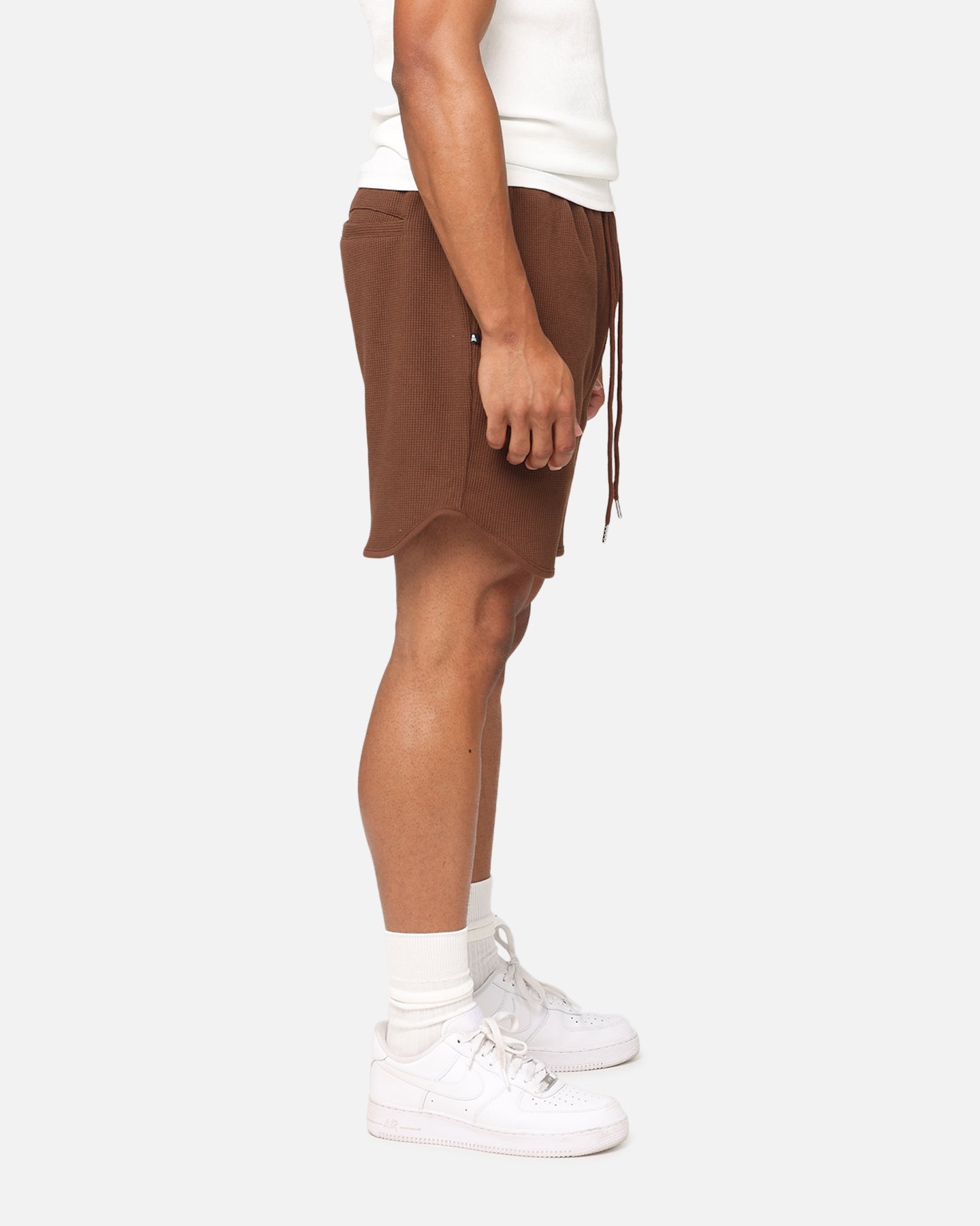 Saint Morta Waffle Shorts Brown