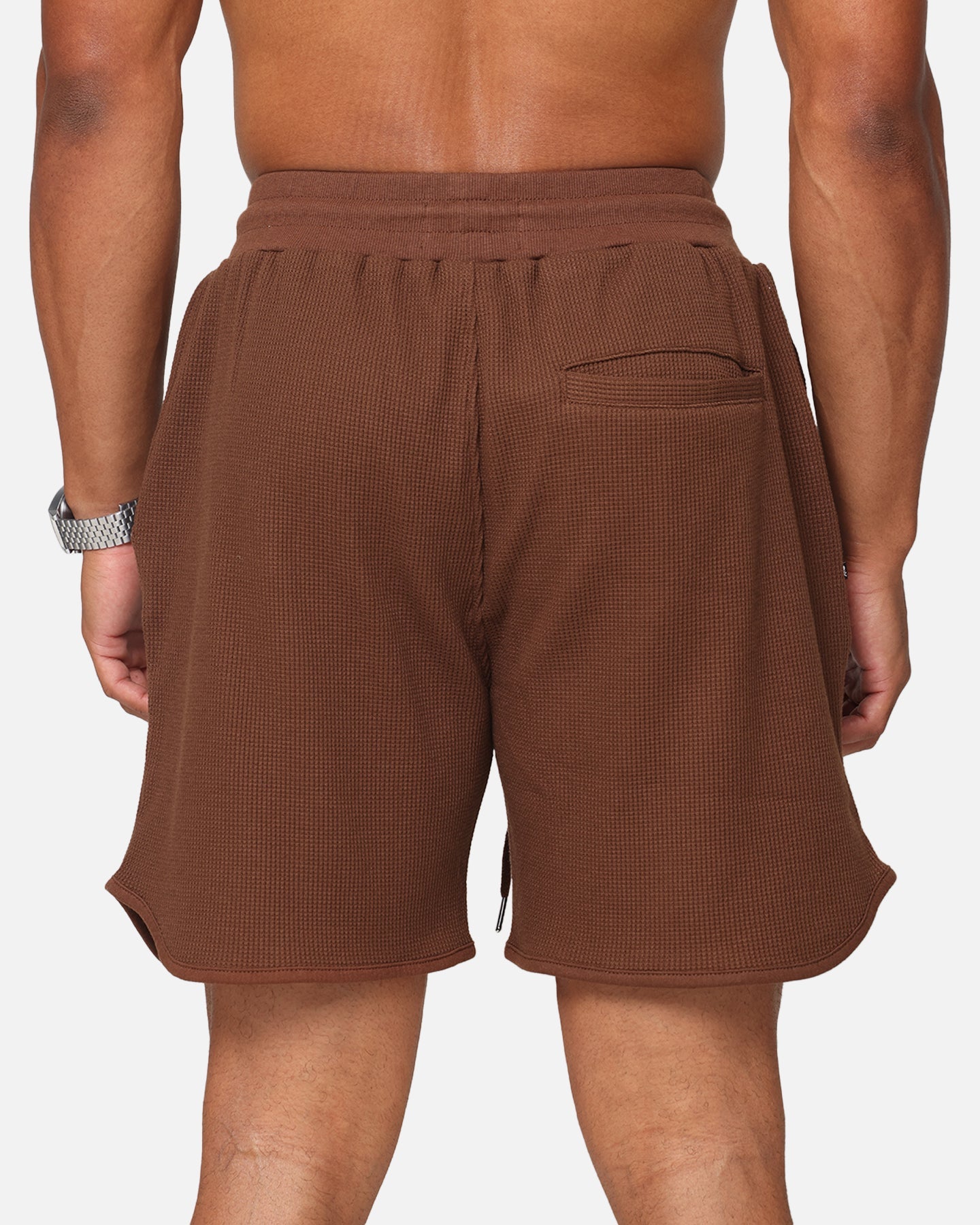 Saint Morta Waffle Shorts Brown