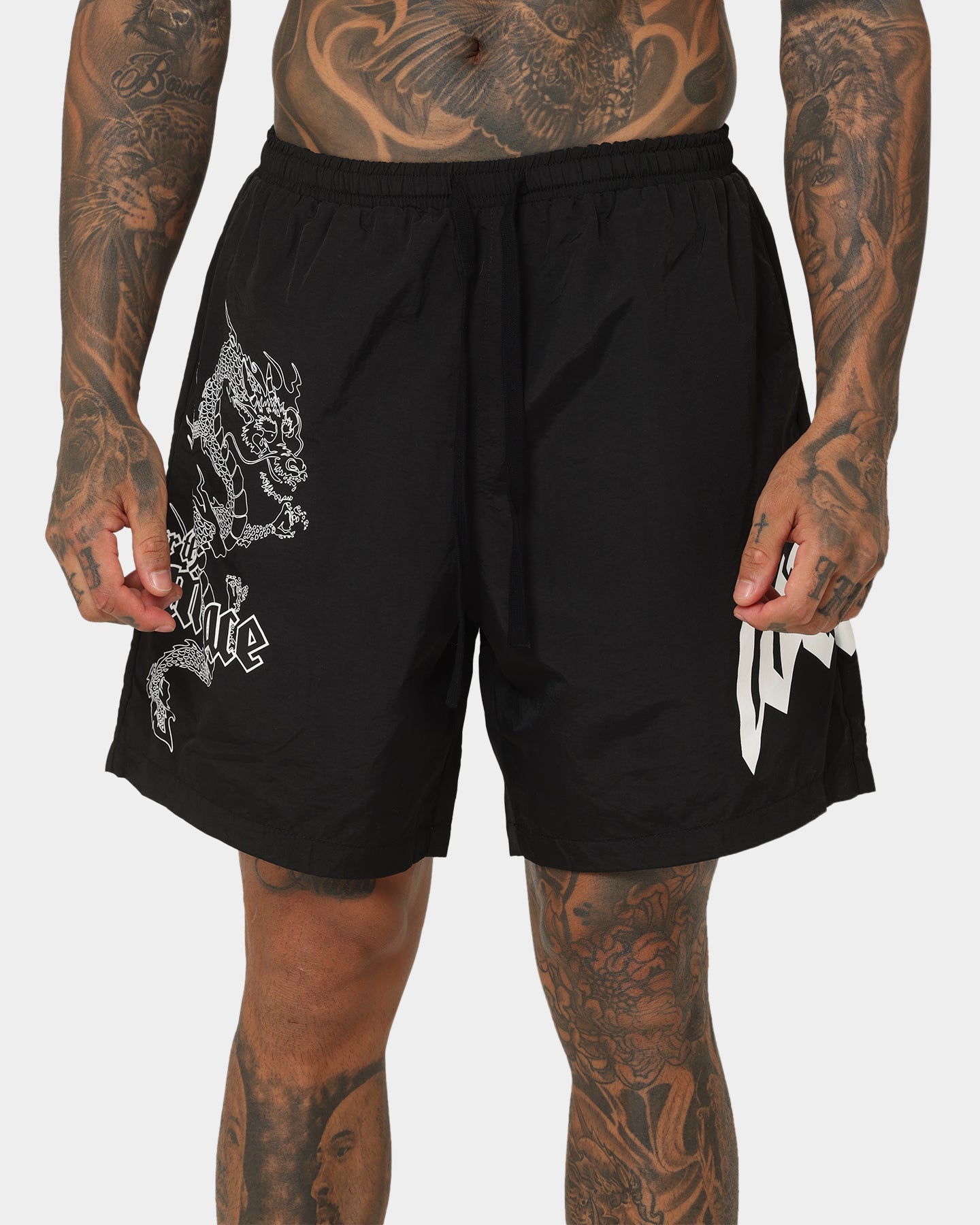Loiter Drago Walk Shorts Black