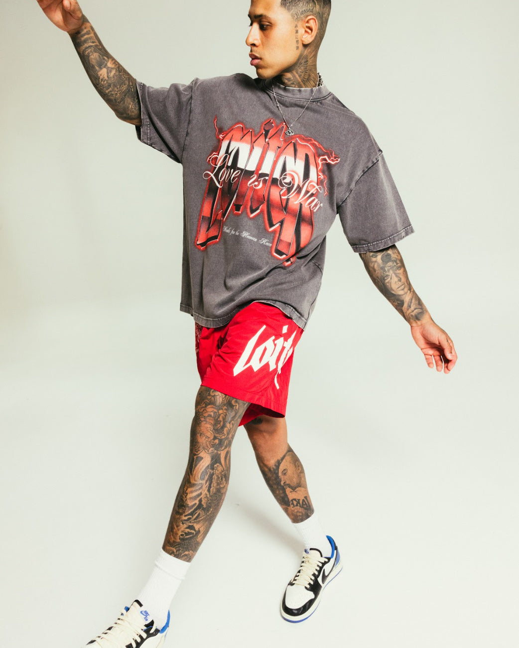 Loiter Drago Walk Shorts Red