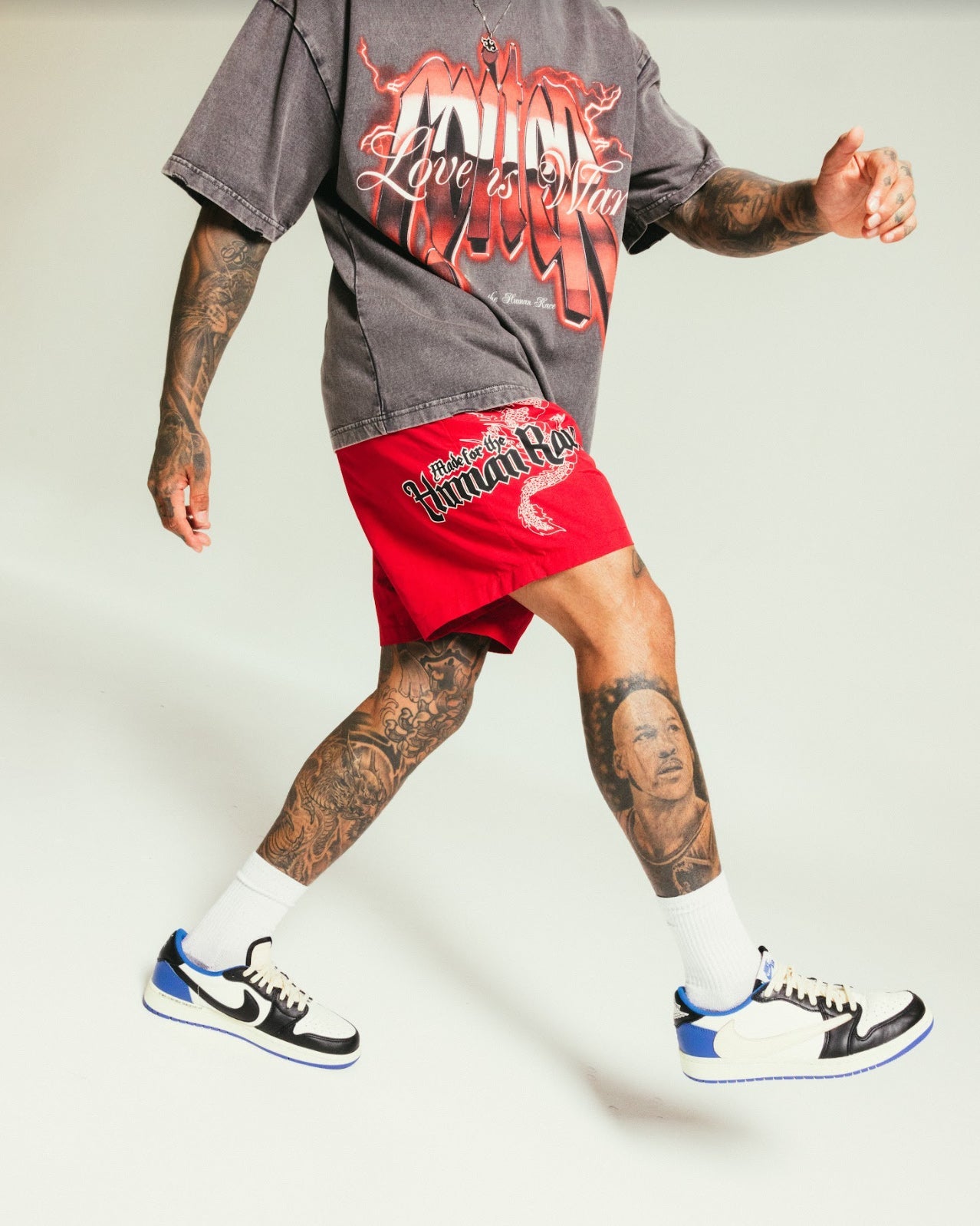 Loiter Drago Walk Shorts Red