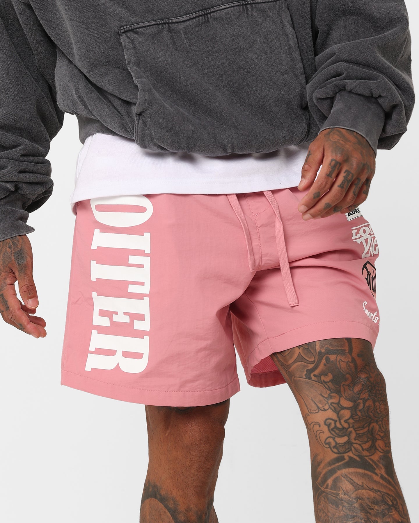 Loiter Speedway Walk Shorts Pink