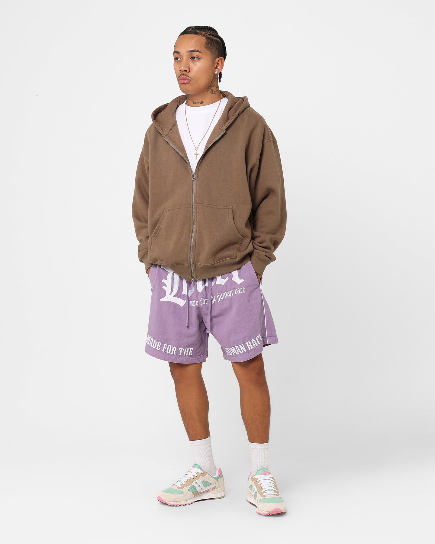 Loiter Fighter Walk Shorts Purple