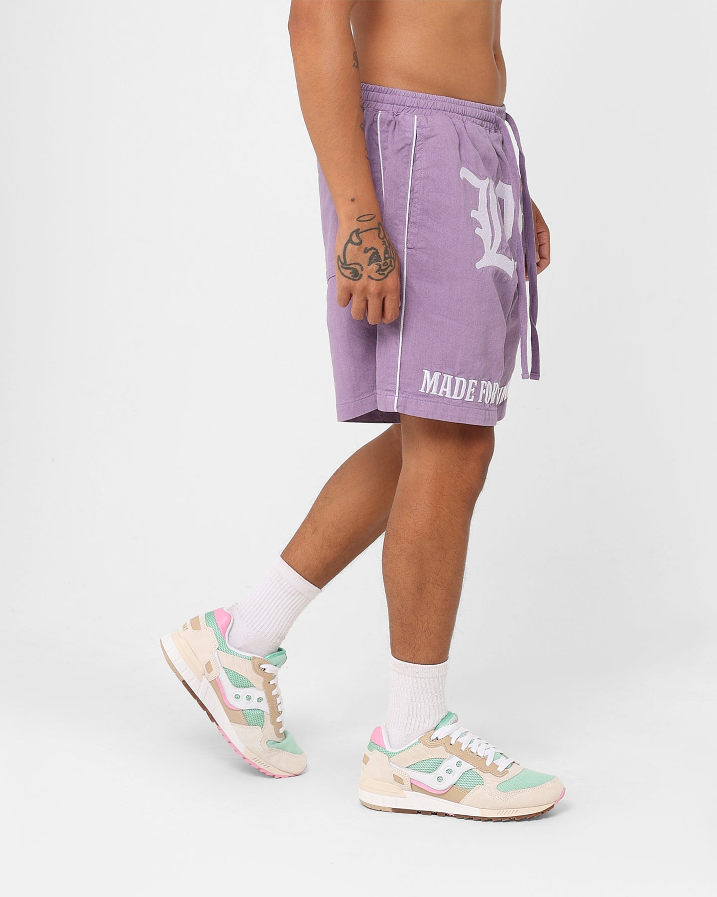 Loiter Fighter Walk Shorts Purple