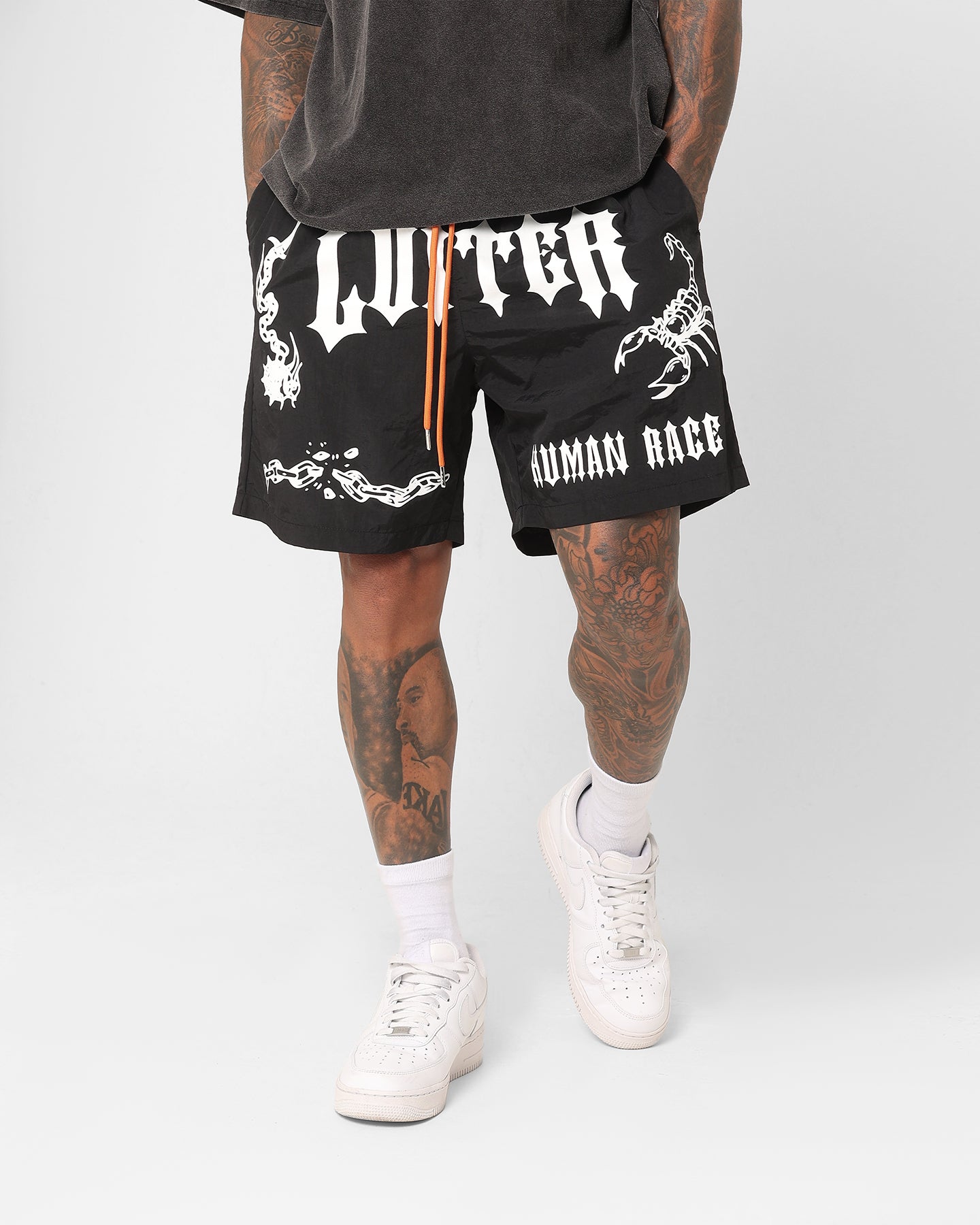 Loiter Sketch Book Walk Shorts Black