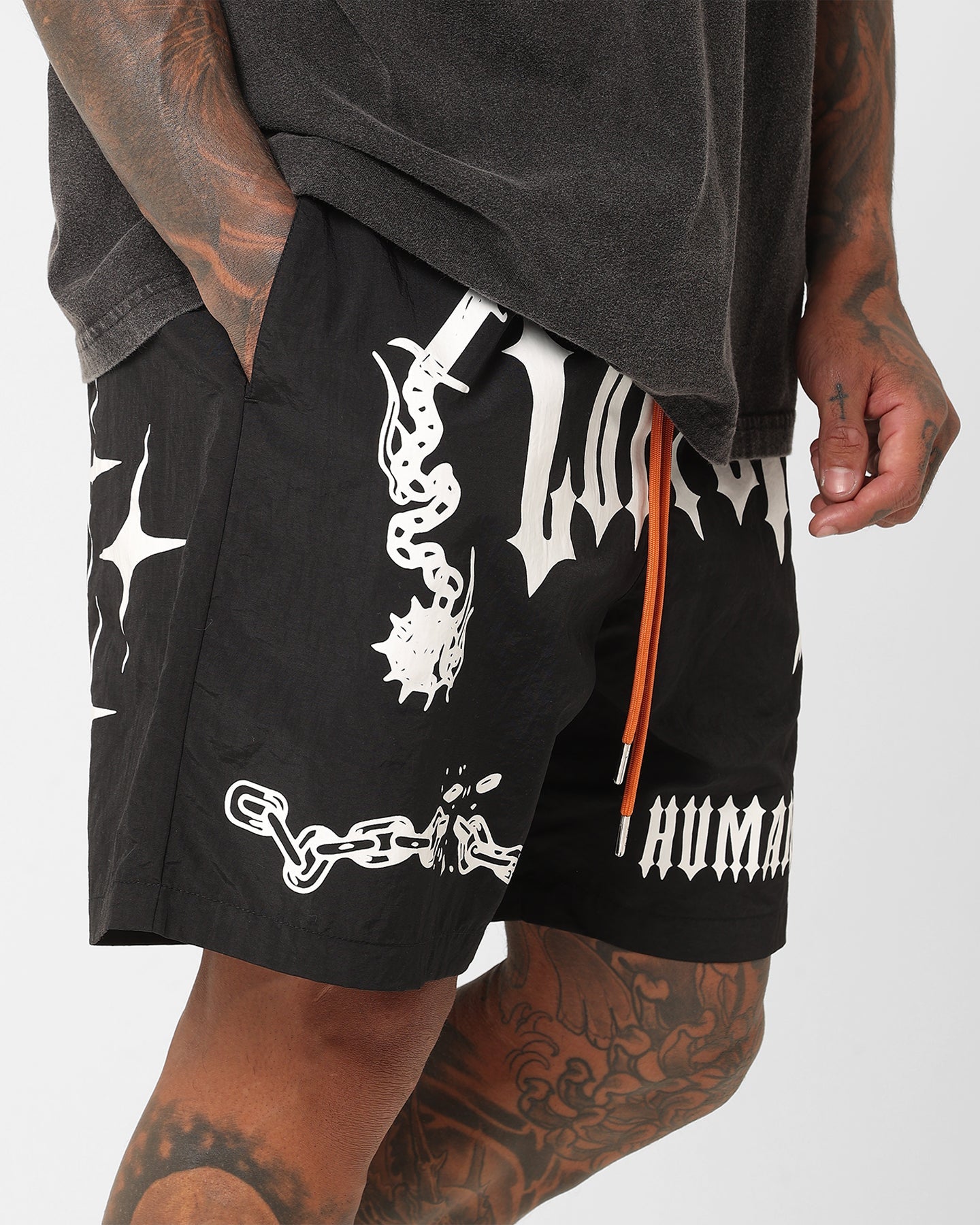 Loiter Sketch Book Walk Shorts Black