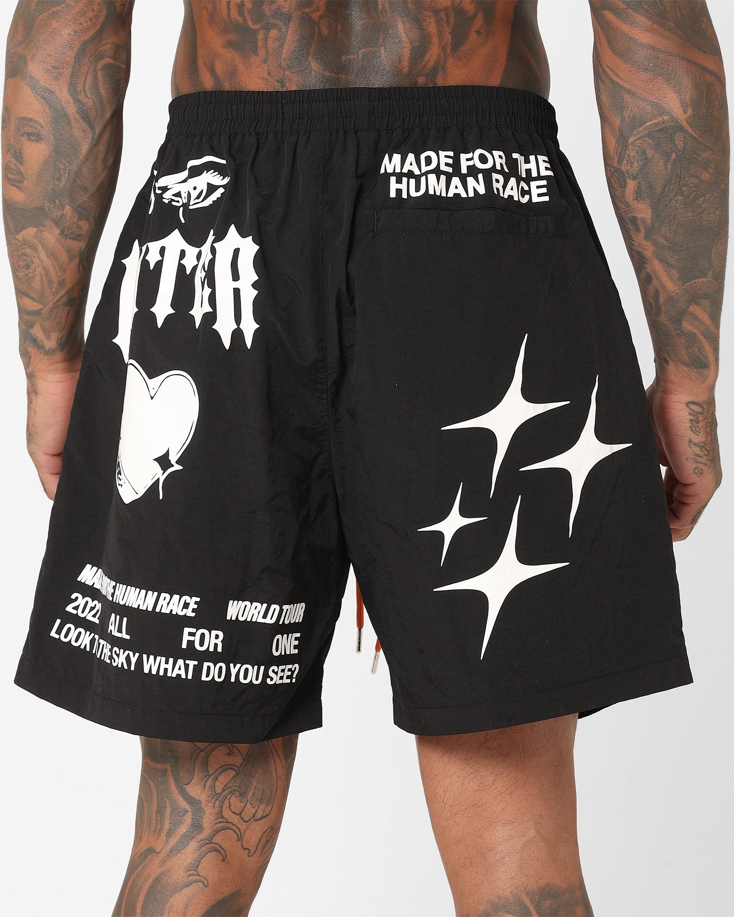 Loiter Sketch Book Walk Shorts Black