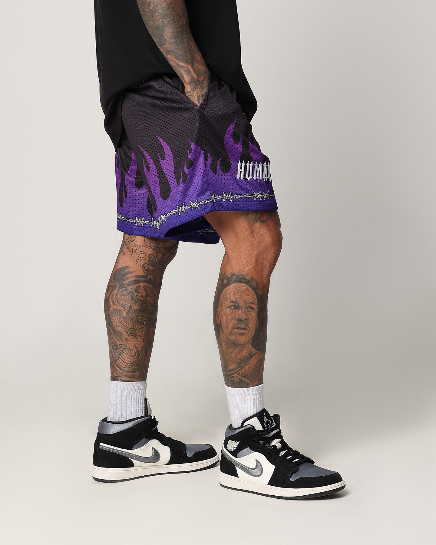 Loiter Motorcross Walk Shorts Black