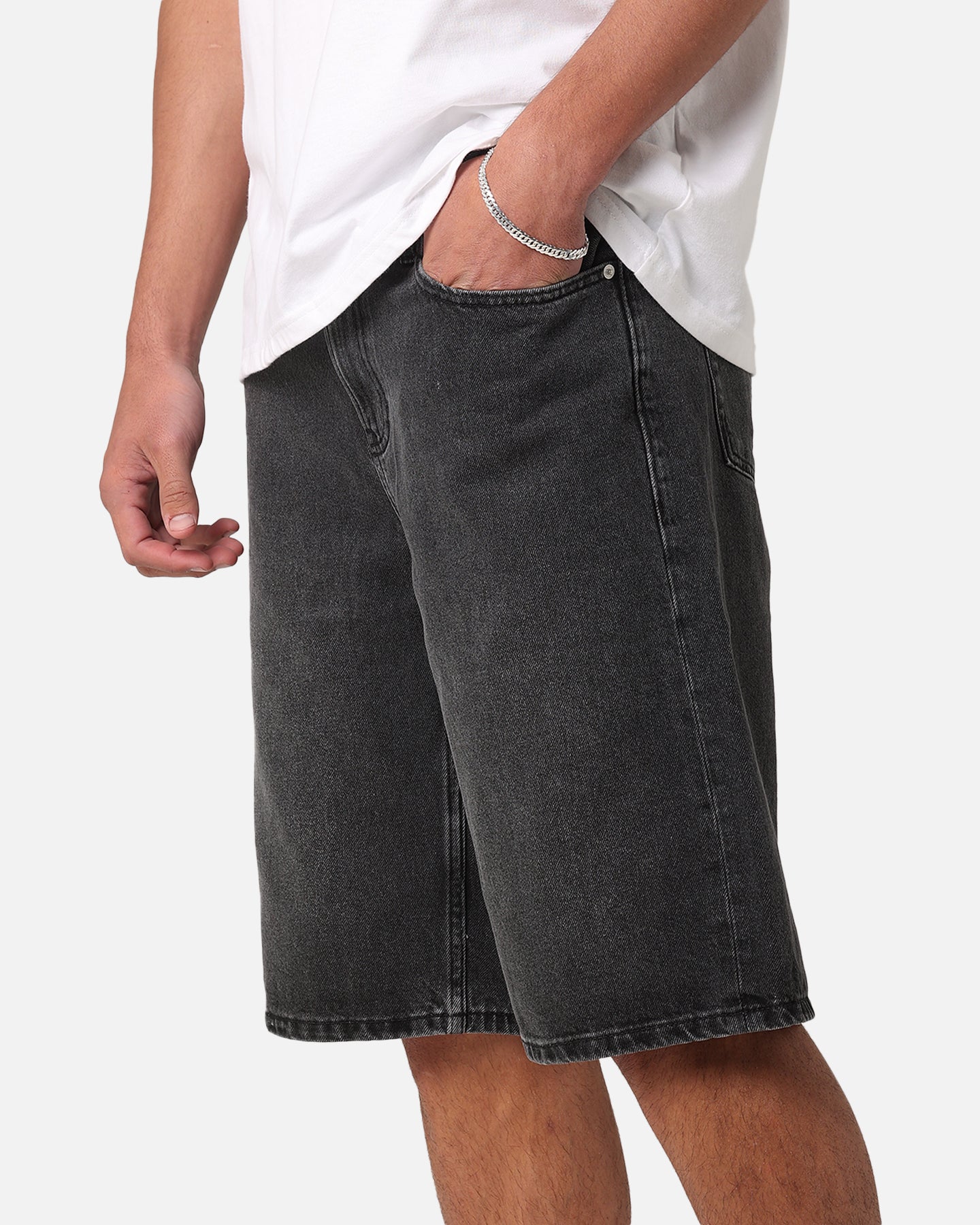 Calvin Klein 90's Loose Denim Short Washed Black