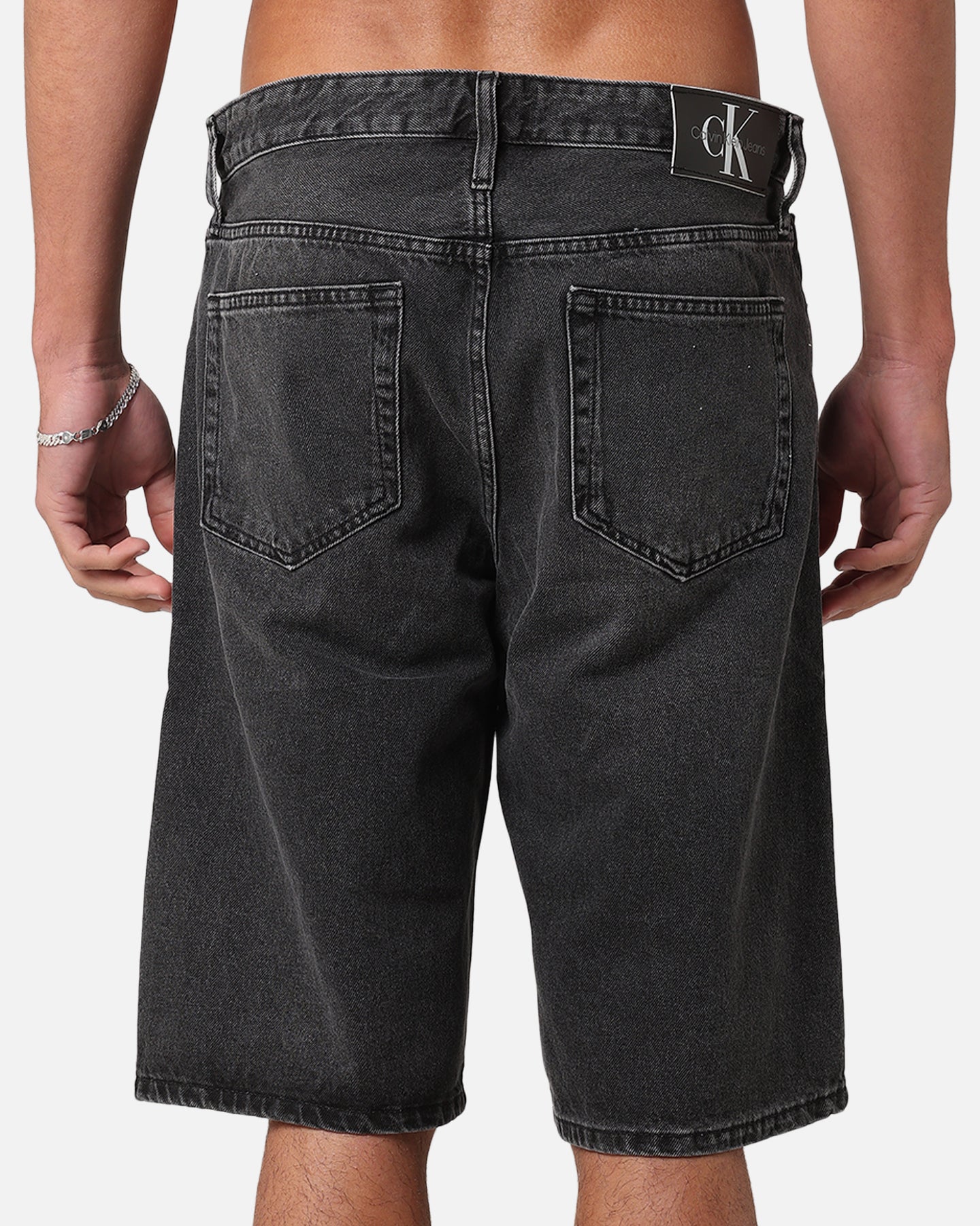Calvin Klein 90's Loose Denim Short Washed Black