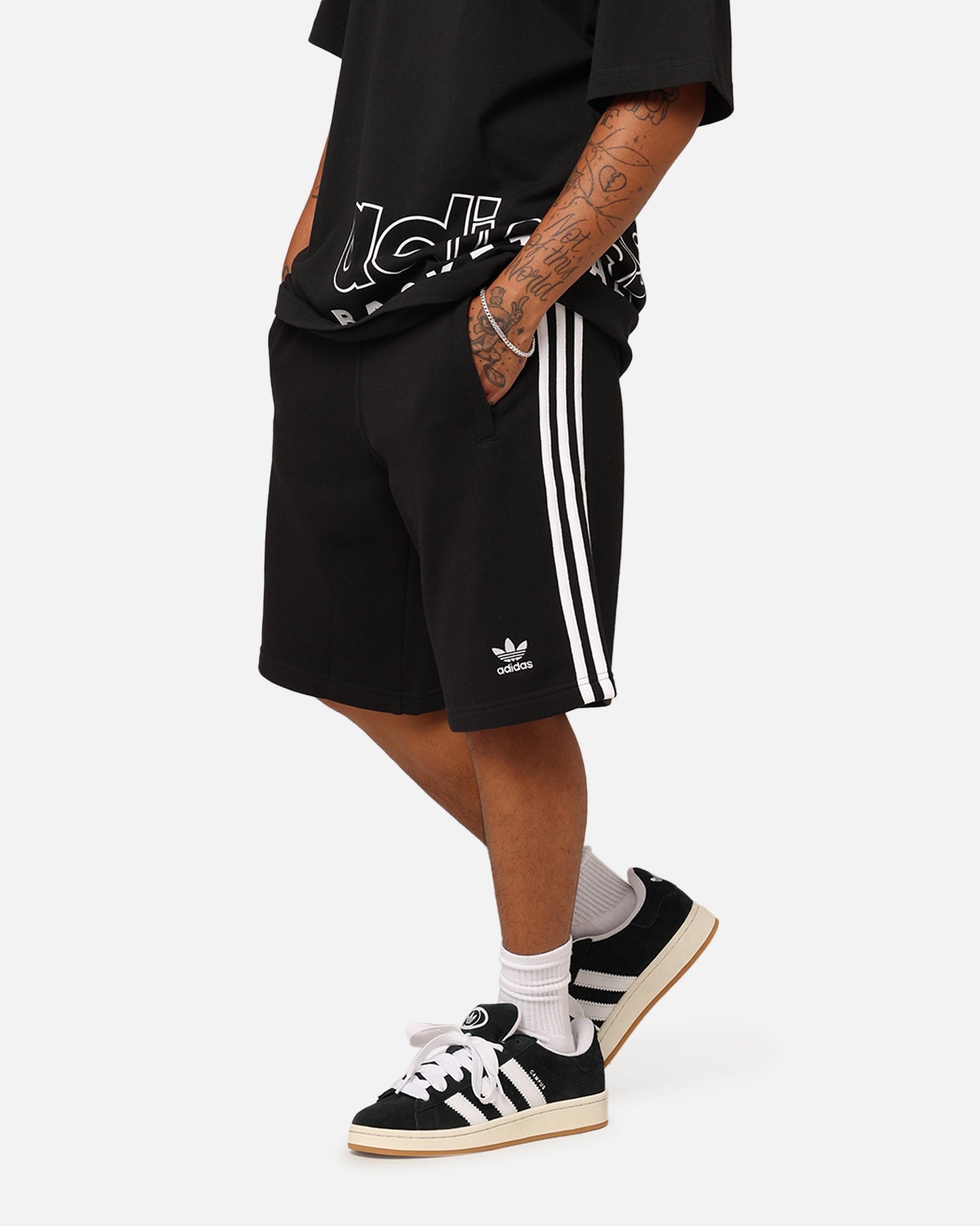 Adidas Adicolour Classics 3-Stripes Sweat Shorts Black
