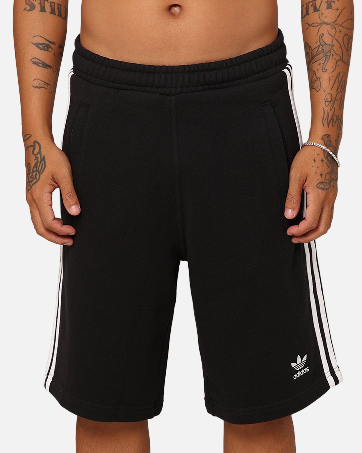 Adidas Adicolour Classics 3-Stripes Sweat Shorts Black