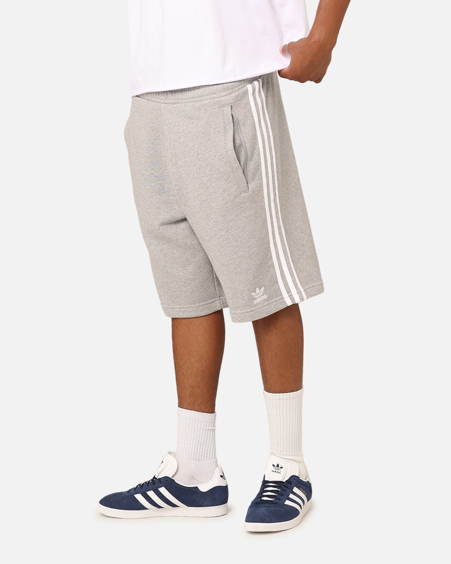 Adidas Adicolour Classics 3-Stripe Sweat Shorts Mint Grey