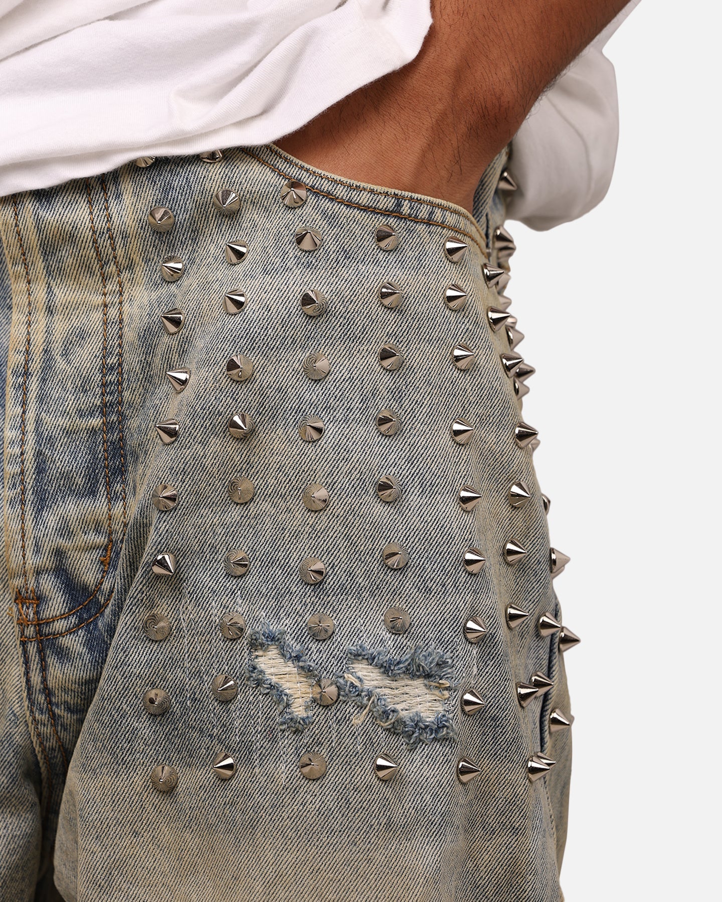 MNML Ultra Baggy Emo Denim Jeans Blue