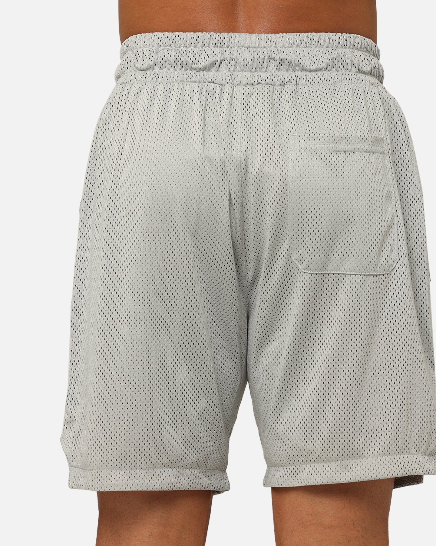 Saint Morta Members Club Mesh Shorts Light Grey