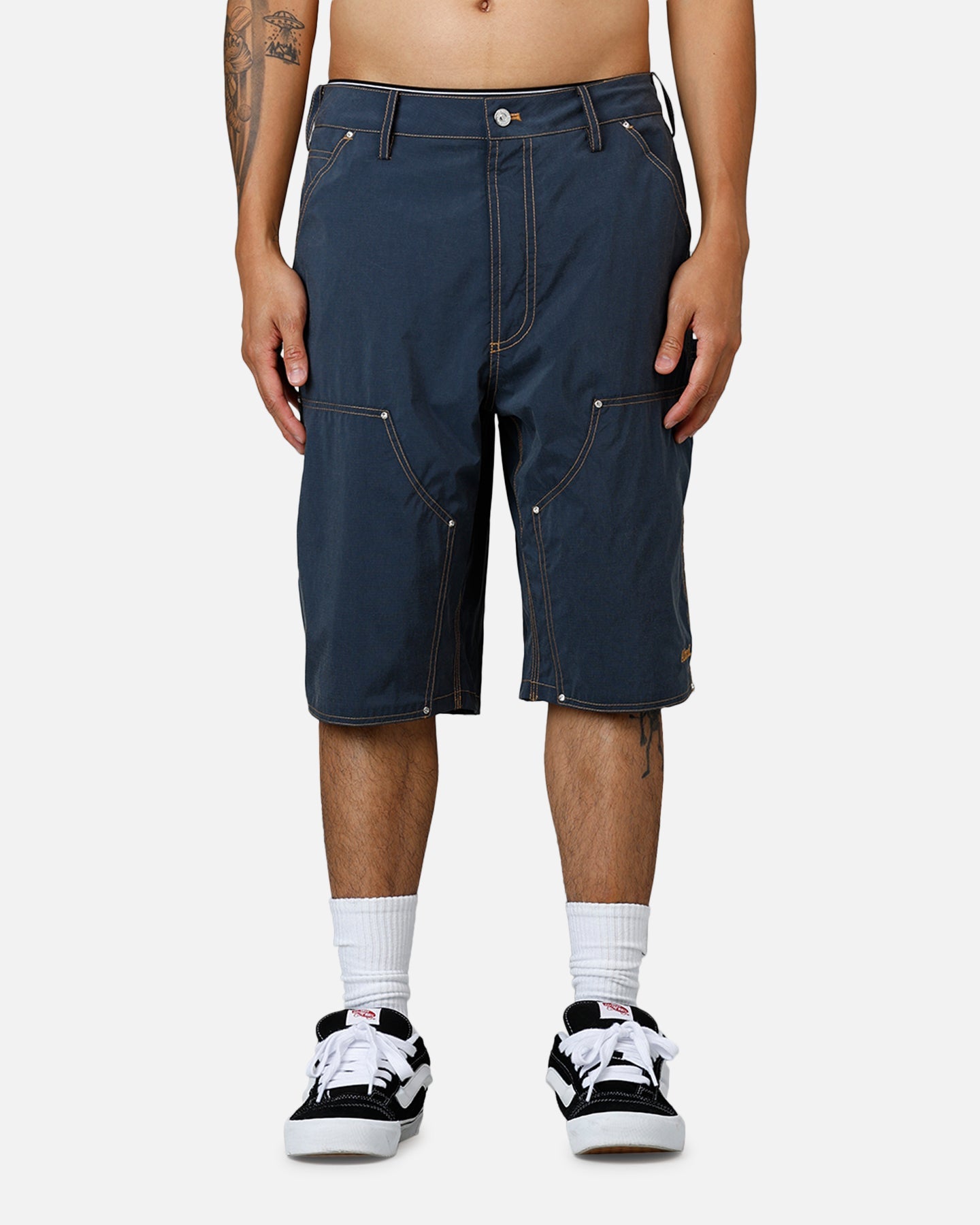 ABC Nylon Jorts Navy