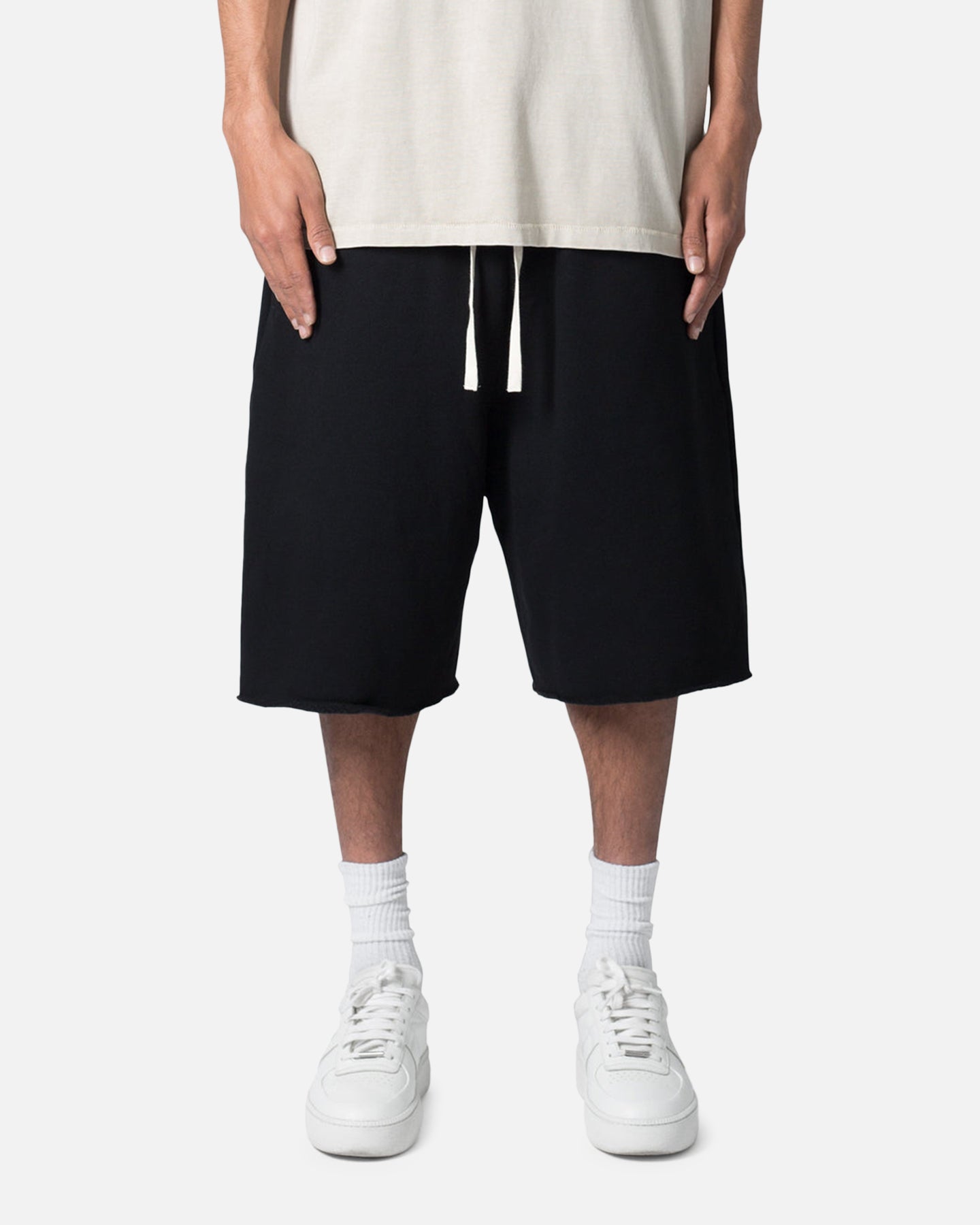 MNML Ultra Baggy Sweat Shorts Black