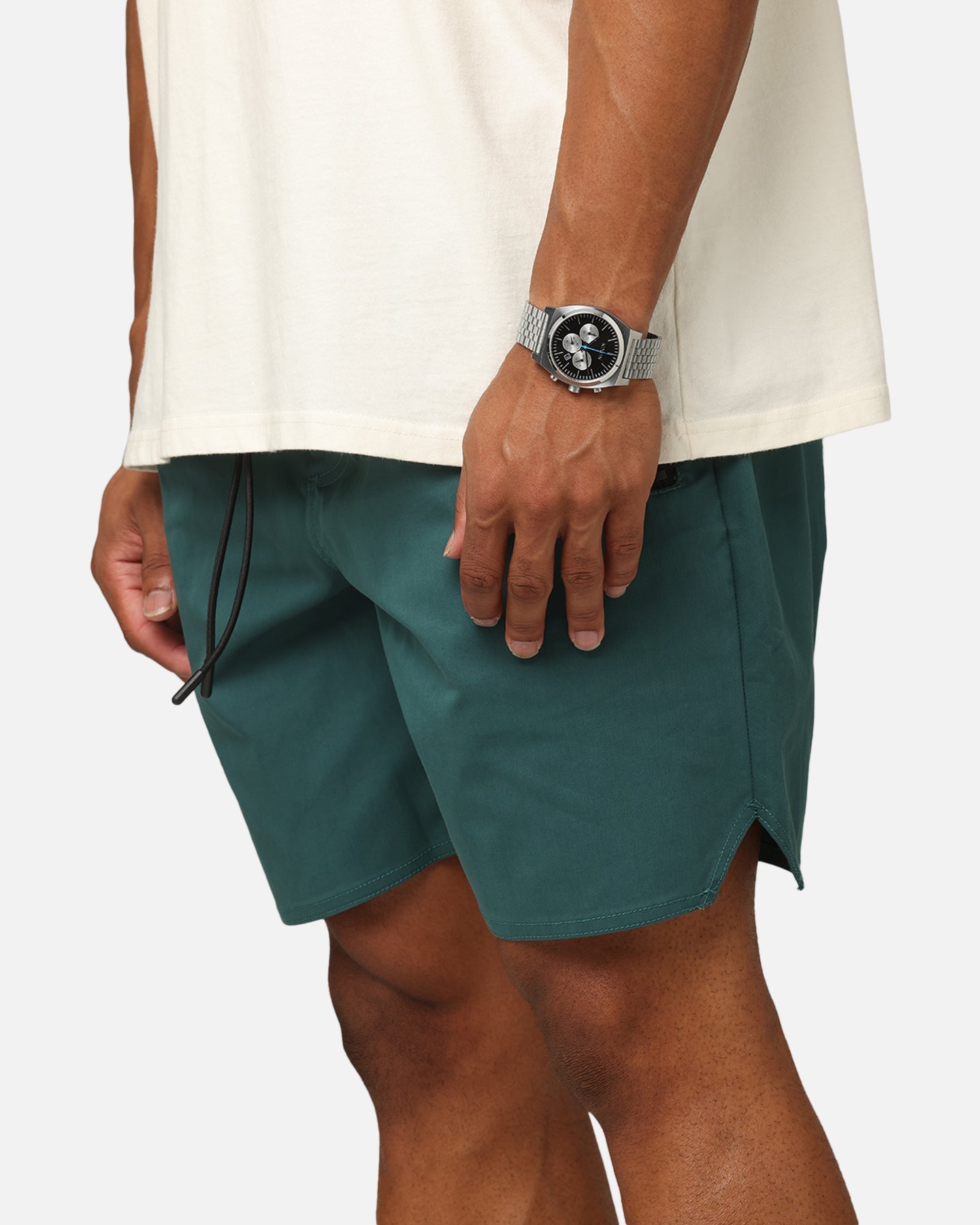 XXIII Elastic Cord Shorts Forest Green