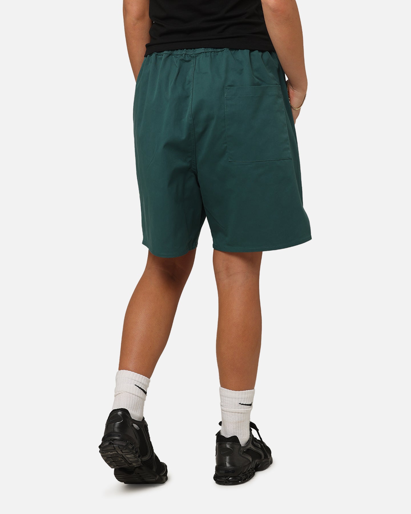XXIII Elastic Cord Shorts Forest Green