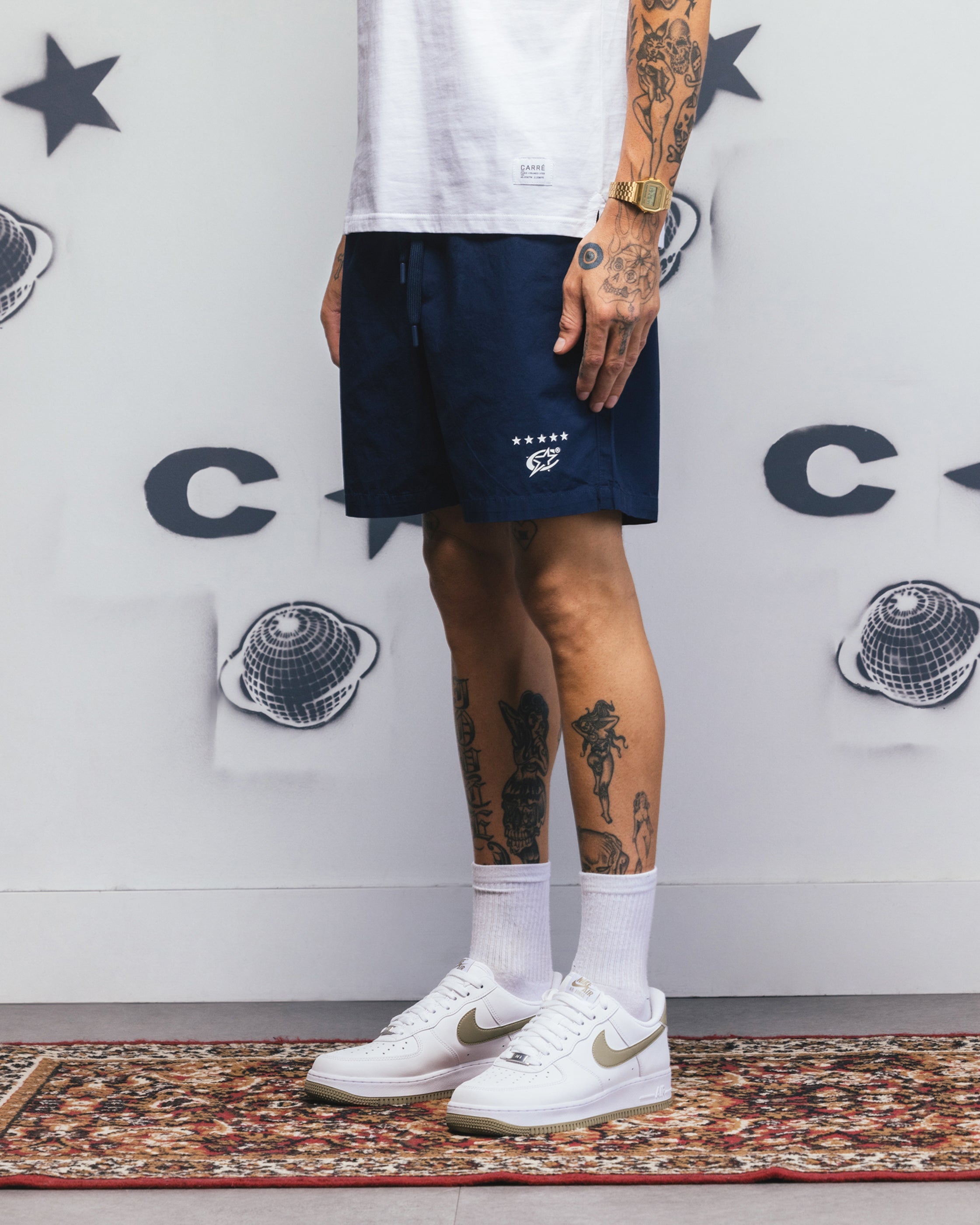 Carre C-Star Beach Shorts Navy