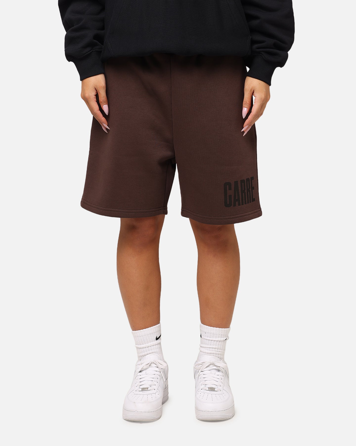 Carre Premium Essentials Sweat Shorts Chocolate