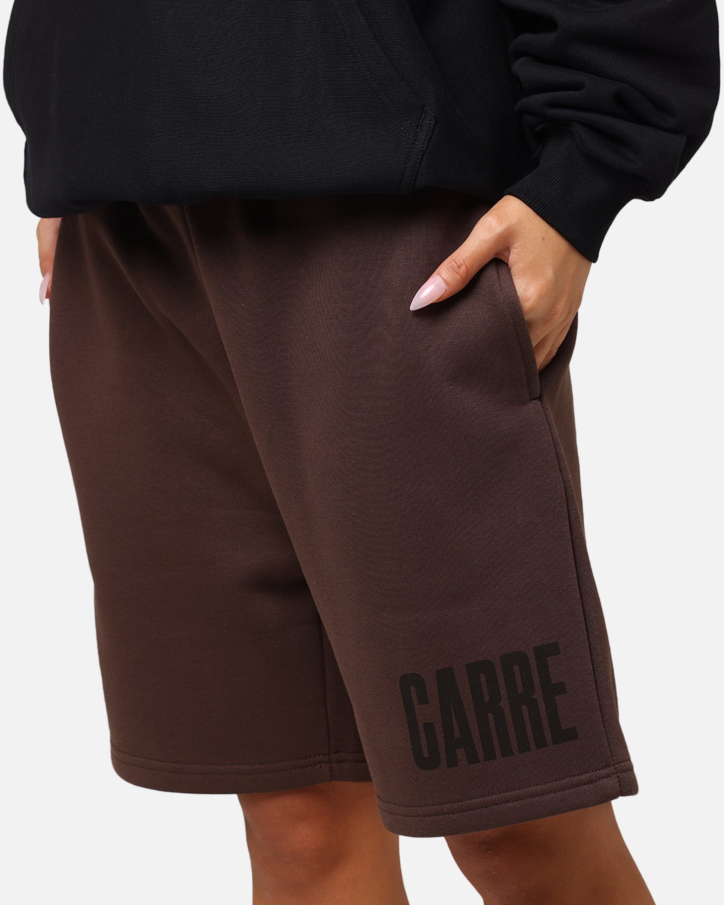 Carre Premium Essentials Sweat Shorts Chocolate