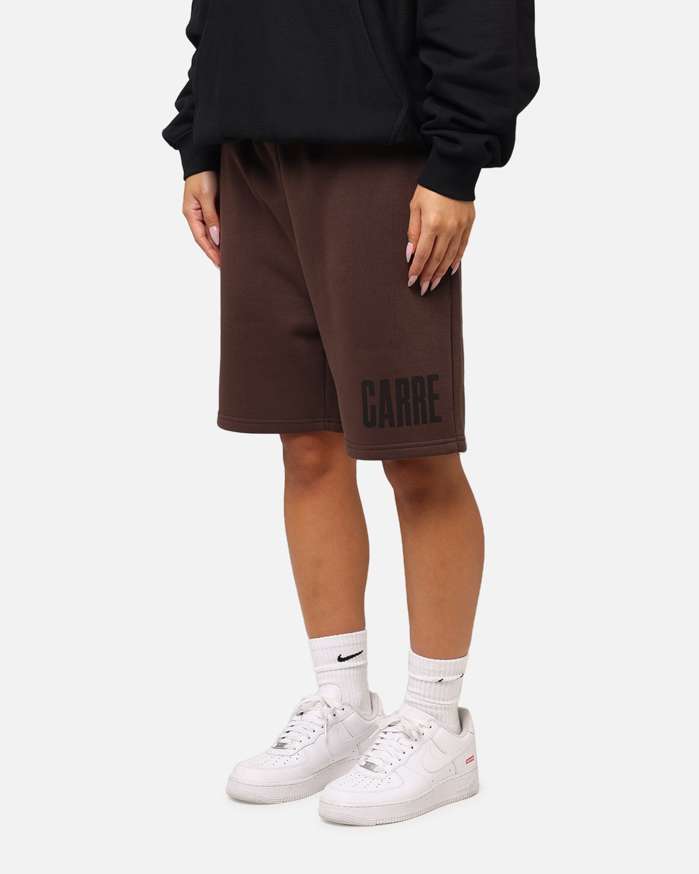 Carre Premium Essentials Sweat Shorts Chocolate