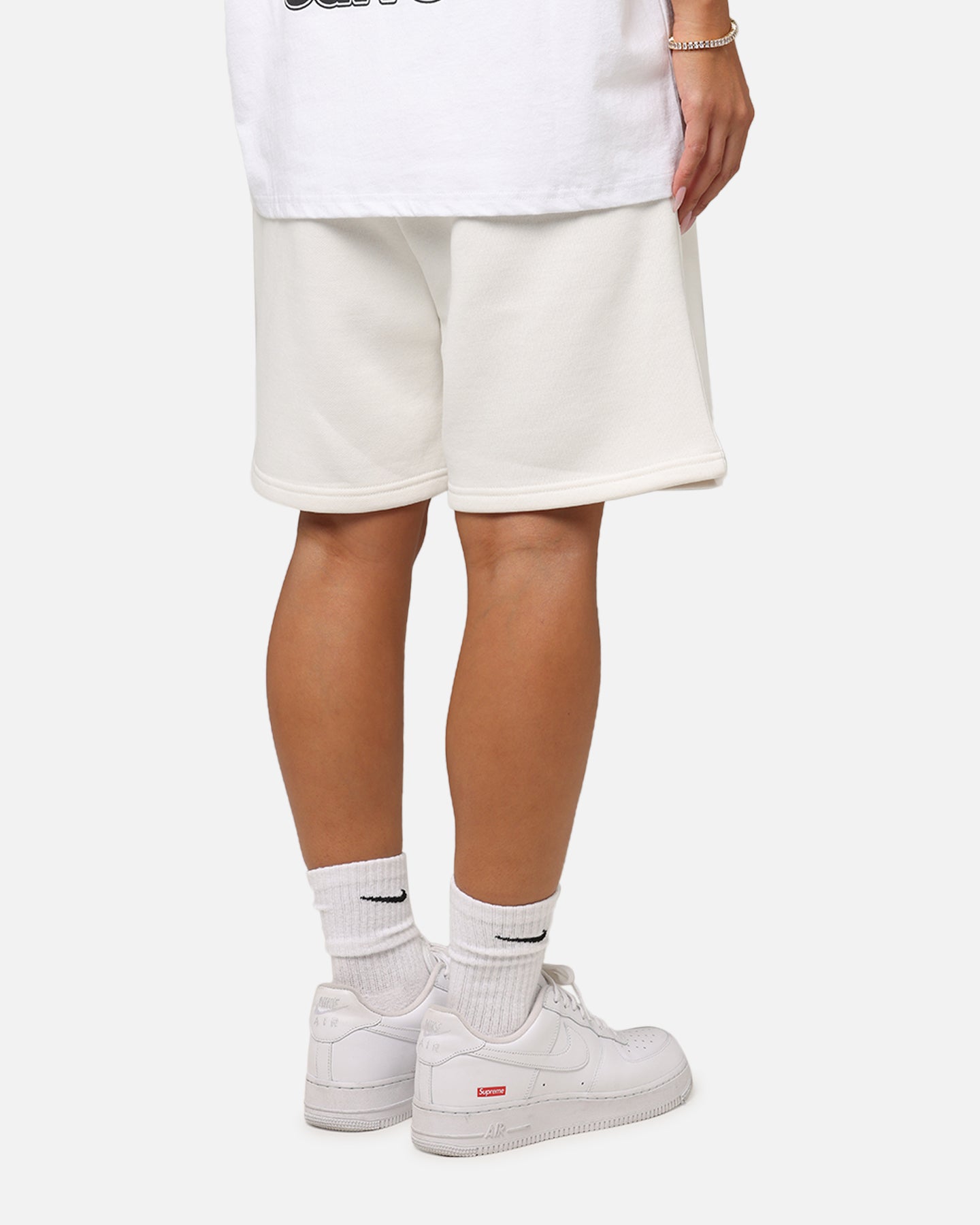 Carre Premium Essentials Sweat Shorts Cream