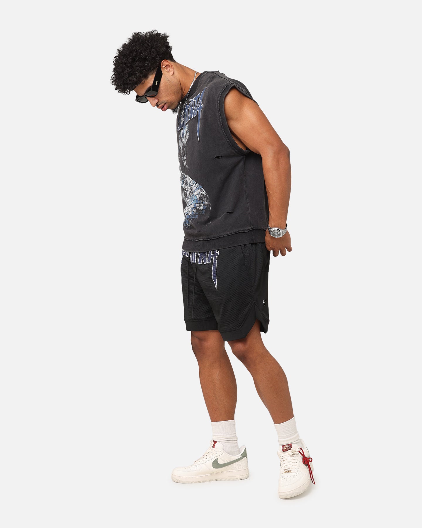 Saint Morta Rise Or Ride Basketball Shorts Black/Purple/White