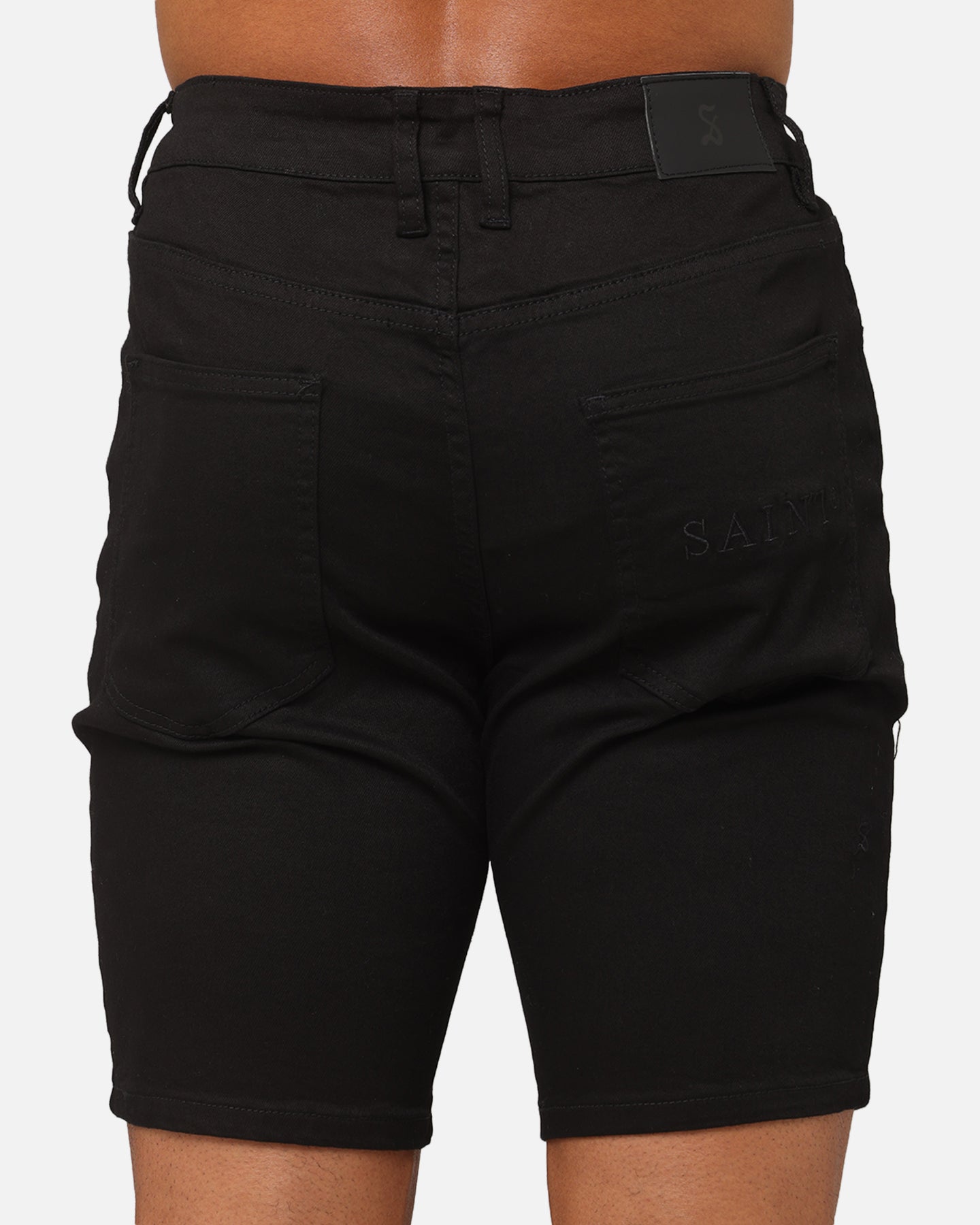 Saint Morta Dynasty Denim Shorts Black