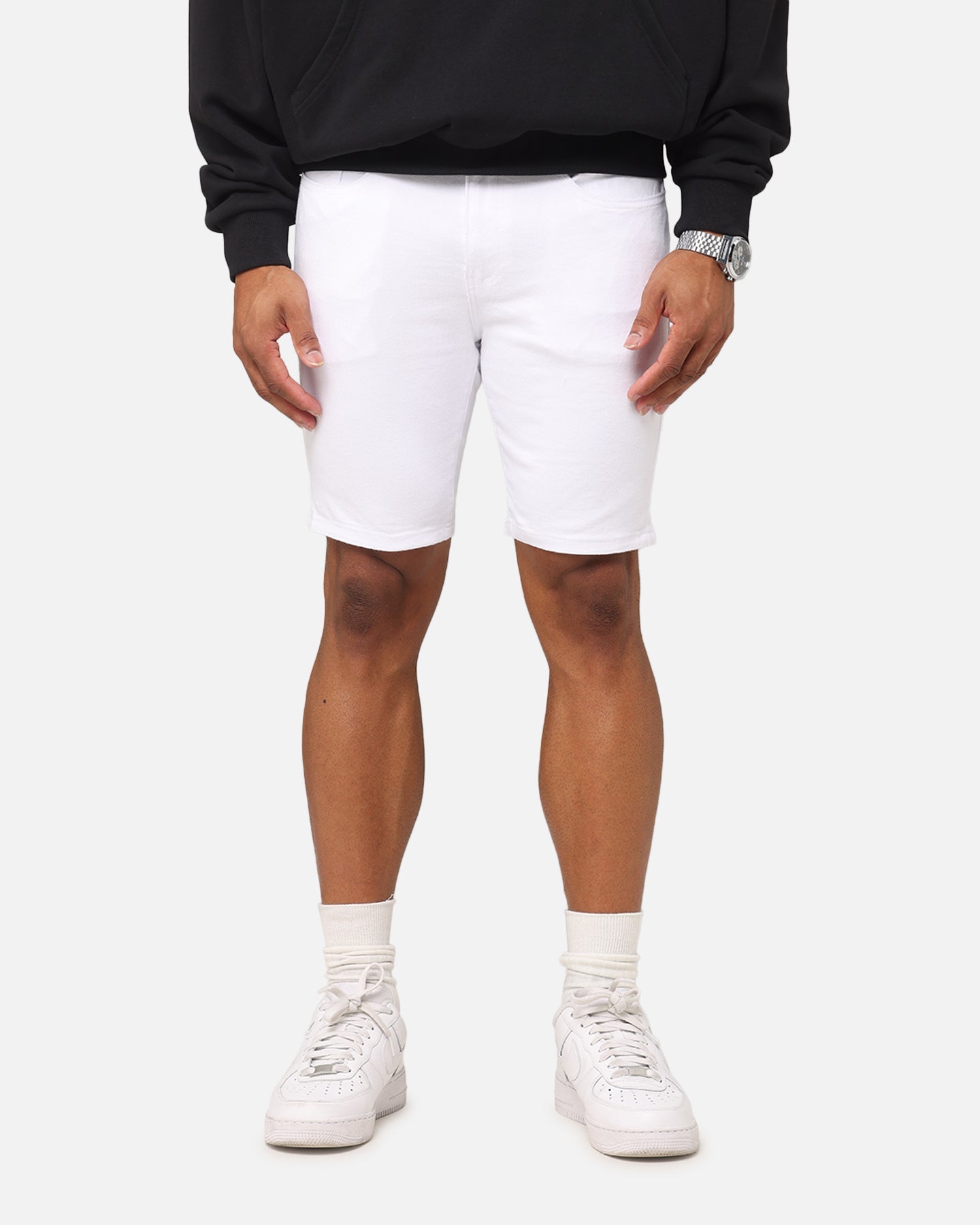 Saint Morta Dynasty Denim Shorts White