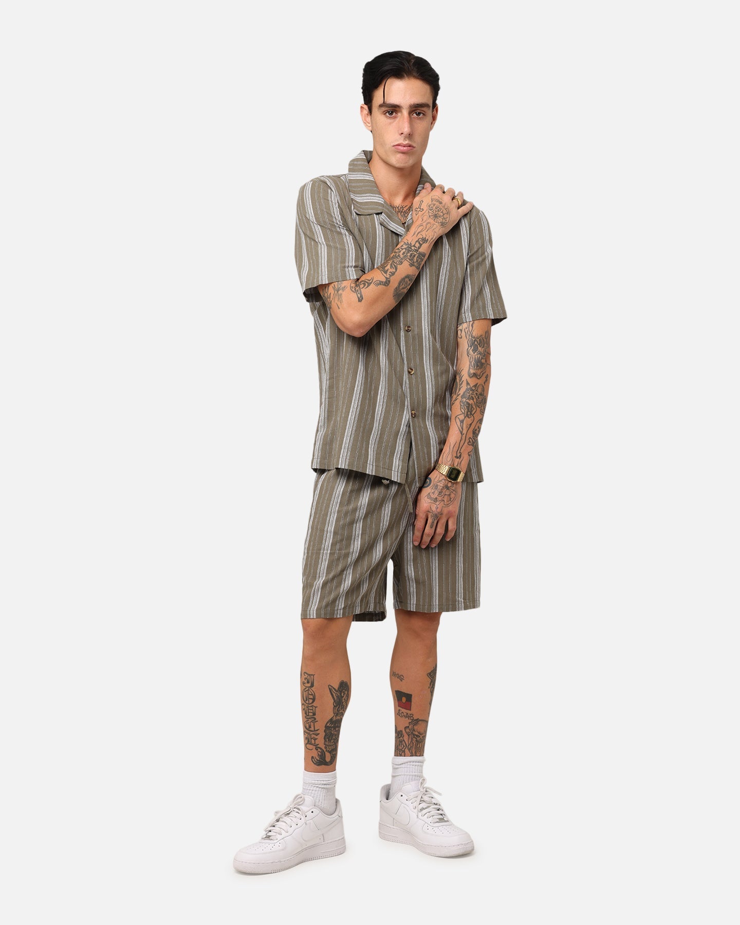 XXIII Condesa Linen Shorts Olive