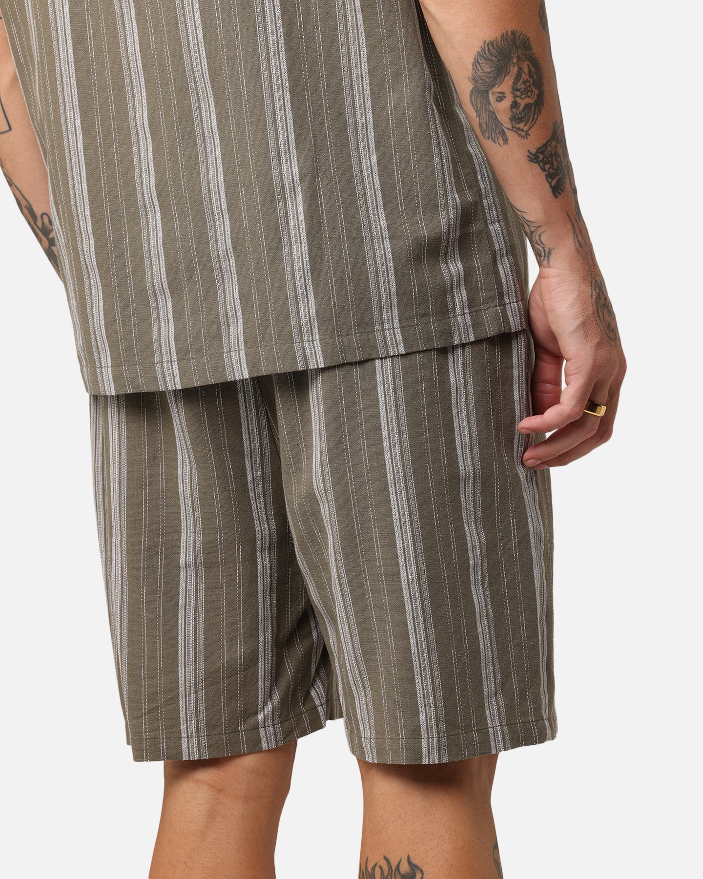 XXIII Condesa Linen Shorts Olive