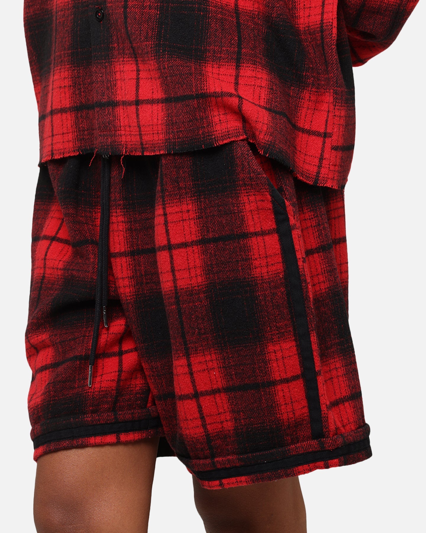 XXIII Plaid Ball Shorts Red