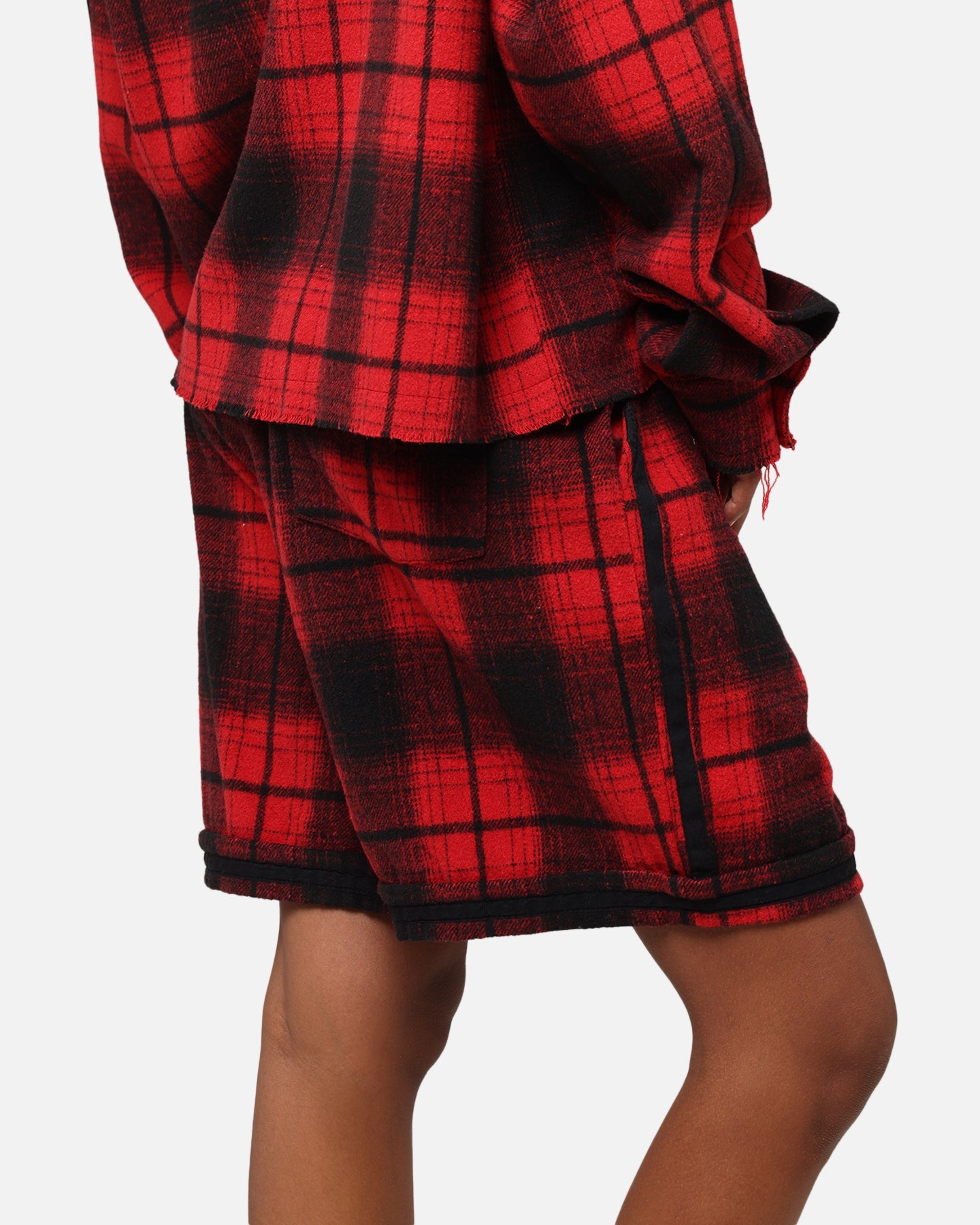 XXIII Plaid Ball Shorts Red