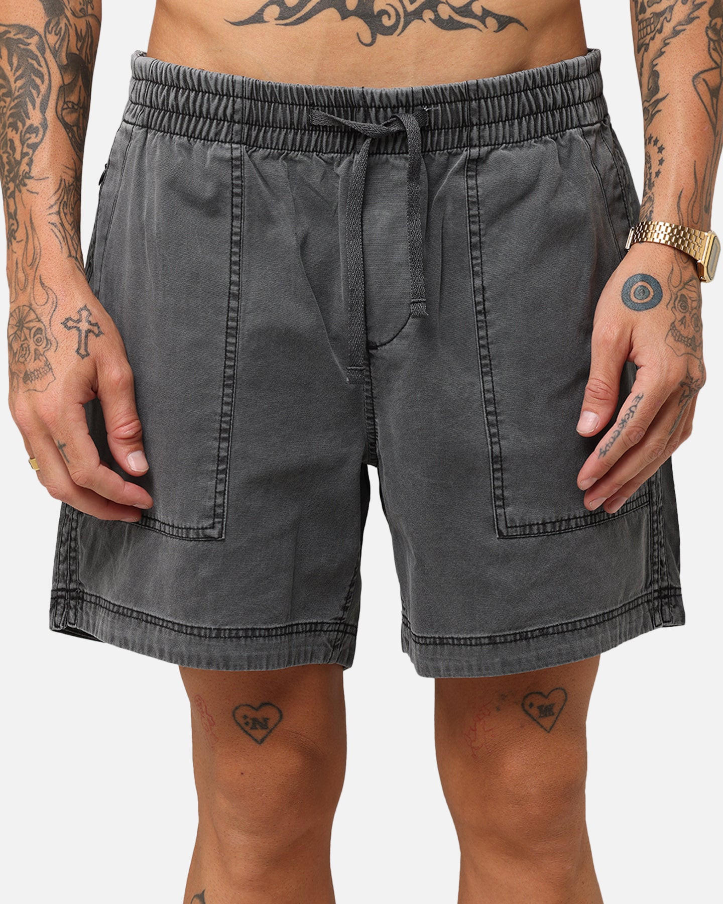 XXIII Court Shorts Washed Black