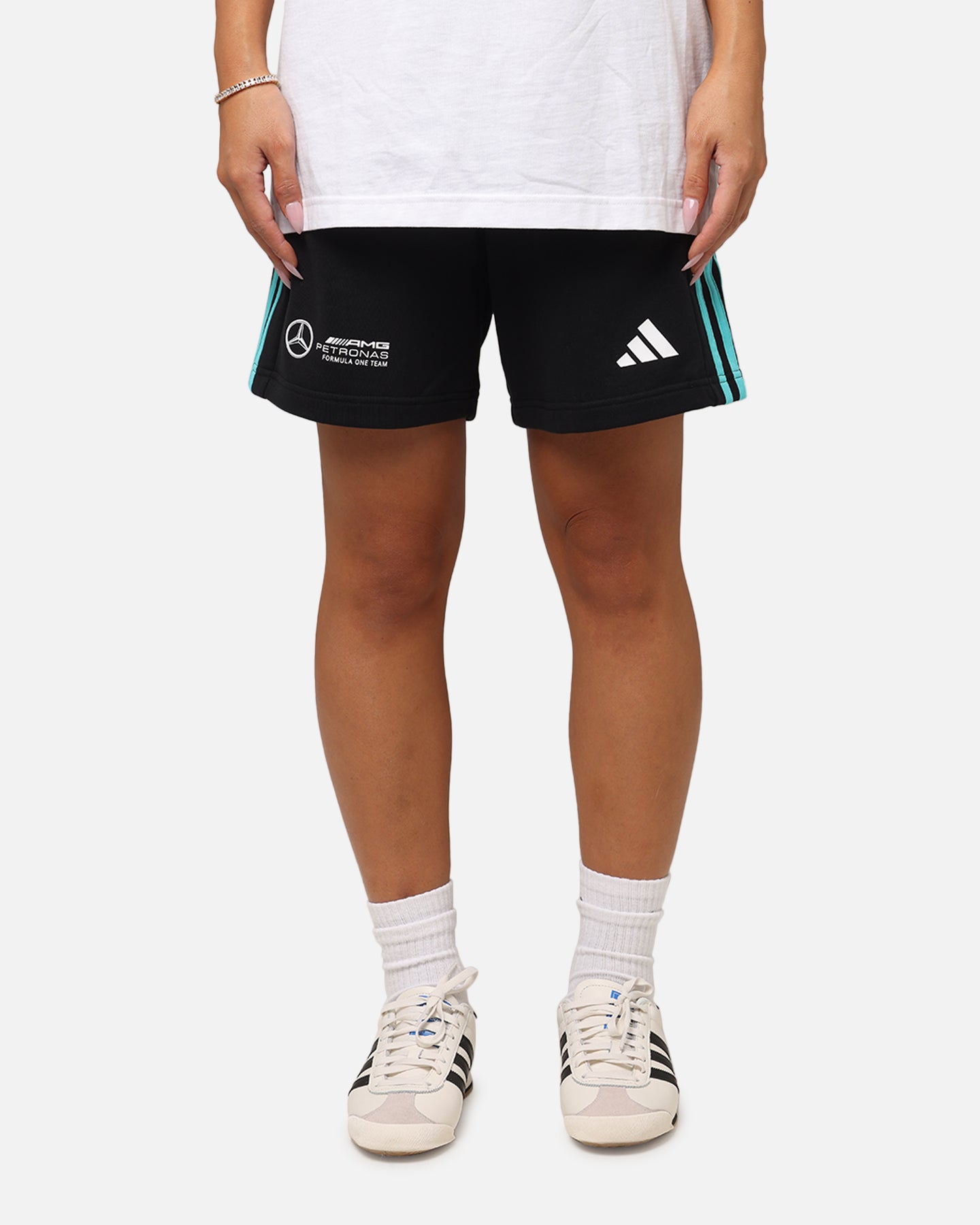 adidas x Mercedes-AMG PETRONAS Formula One F1 DNA Shorts Black/White