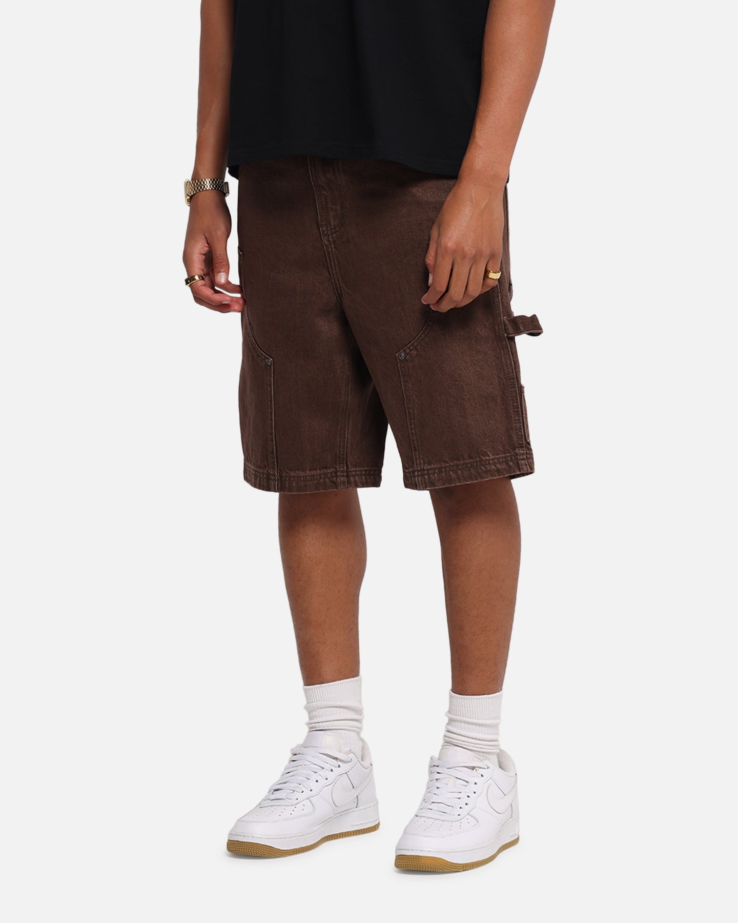 Carre Weatherwear Carpenter Jorts Dark Brown