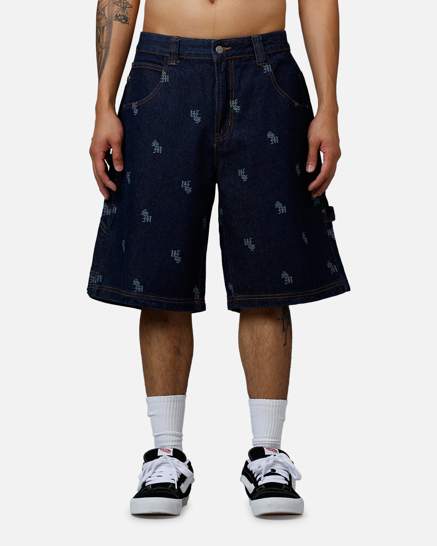 Saint Morta Amplus Denim Jorts Indigo/Tan