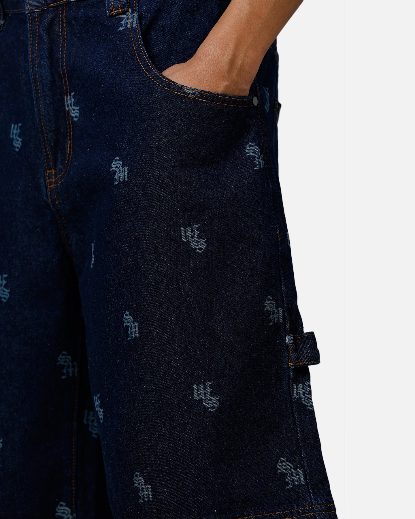 Saint Morta Amplus Denim Jorts Indigo/Tan