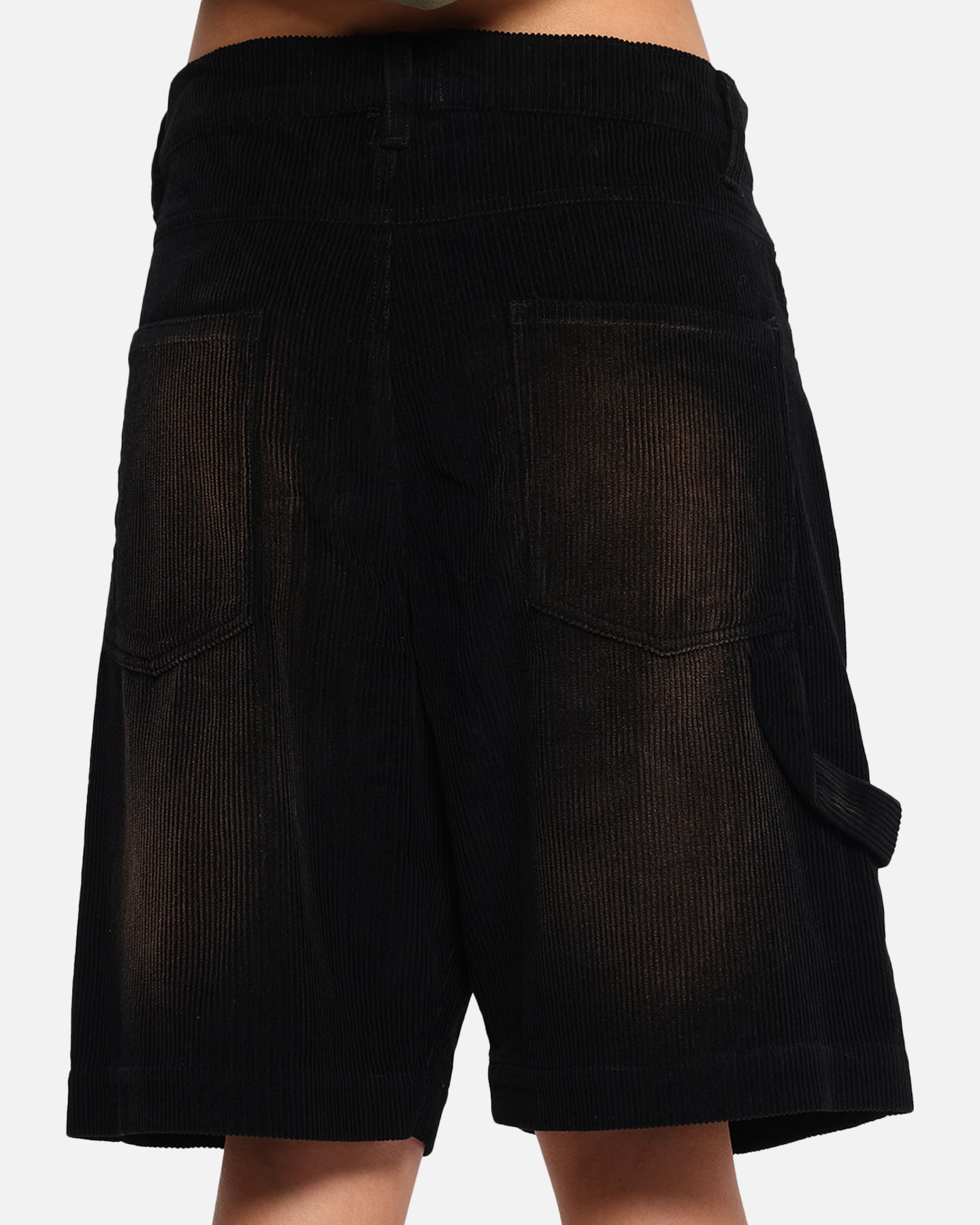 XXIII Corduroy Wash Jorts Black