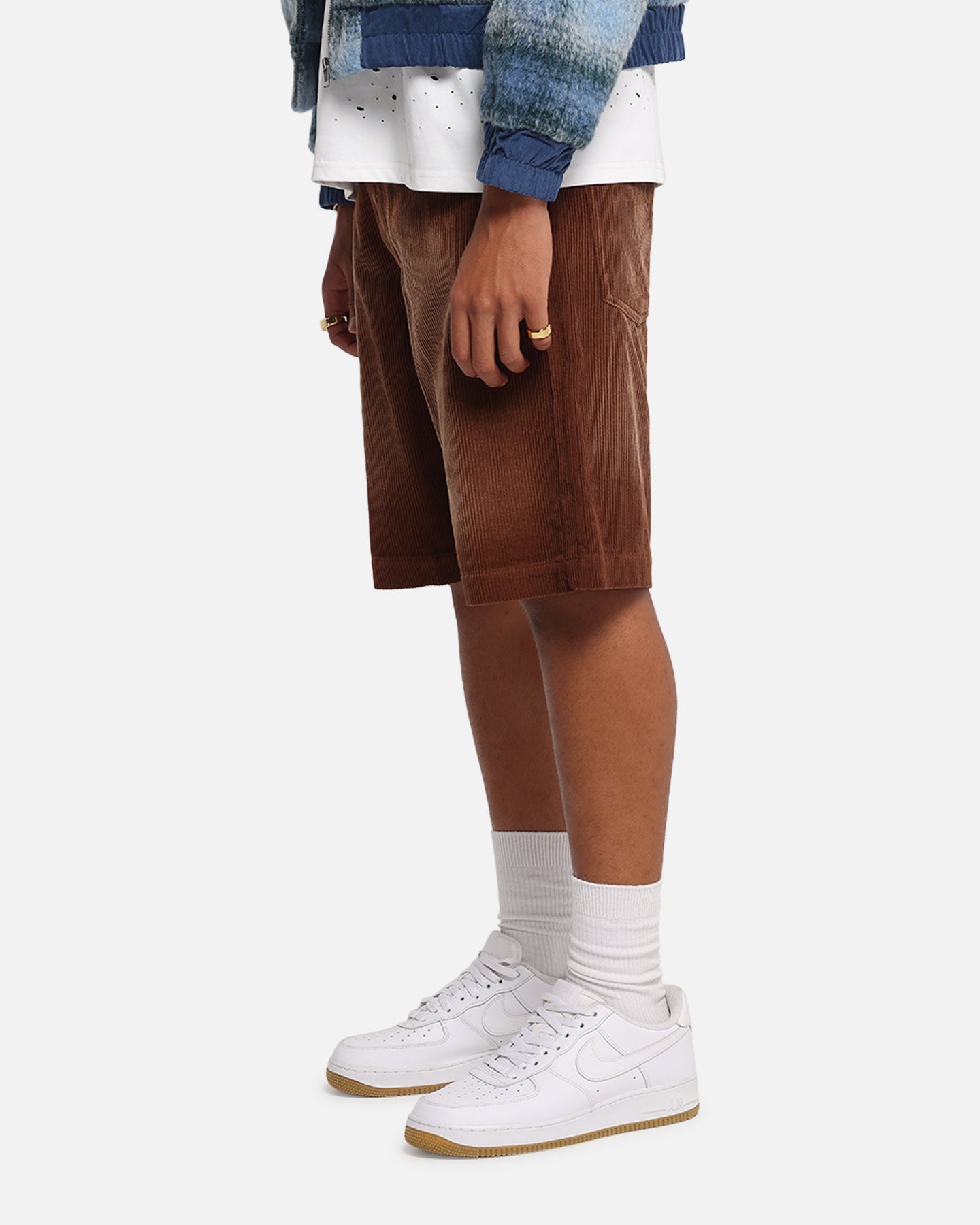 XXIII Corduroy Wash Jorts Brown