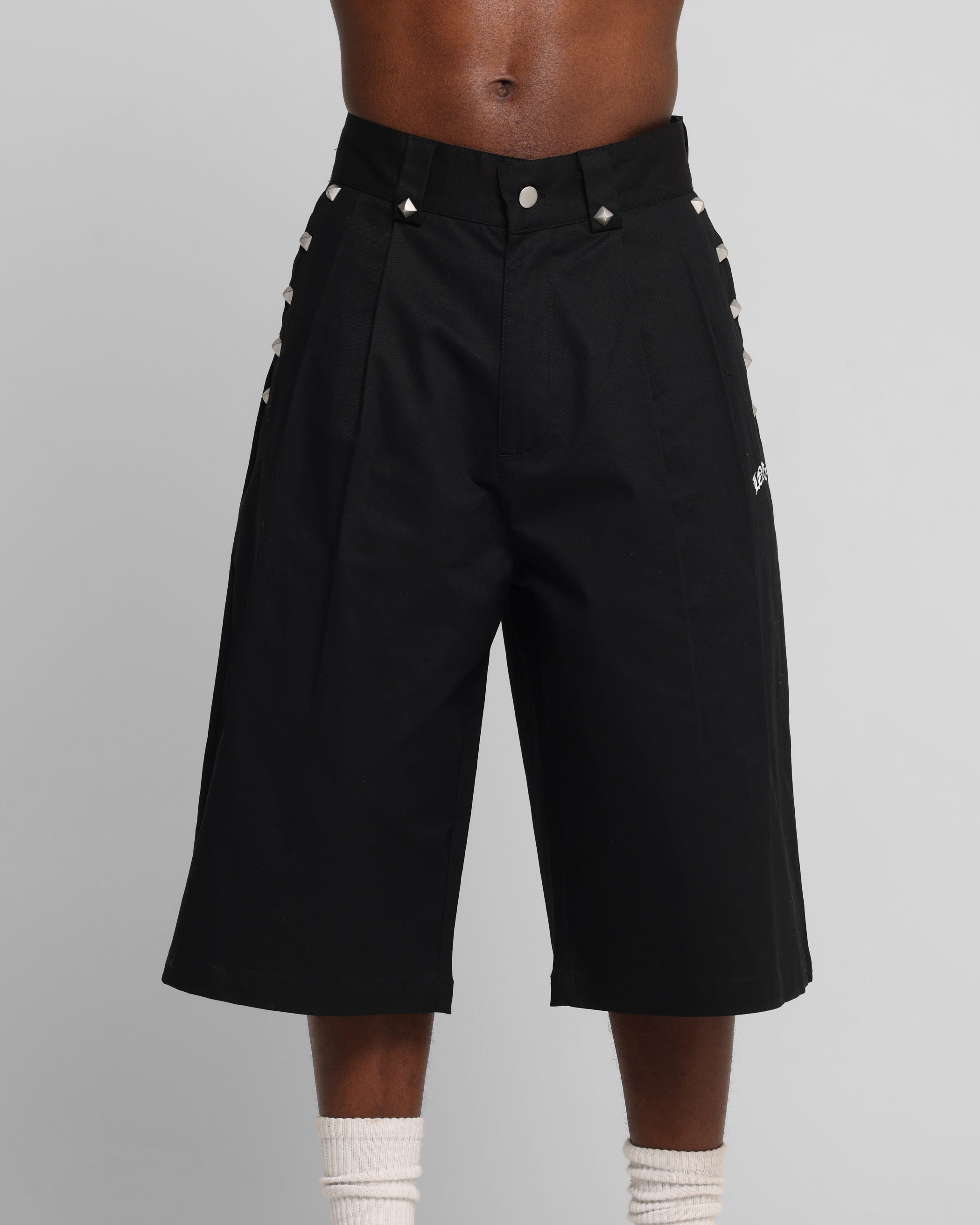 Loiter Chopper Baggy Shorts Black