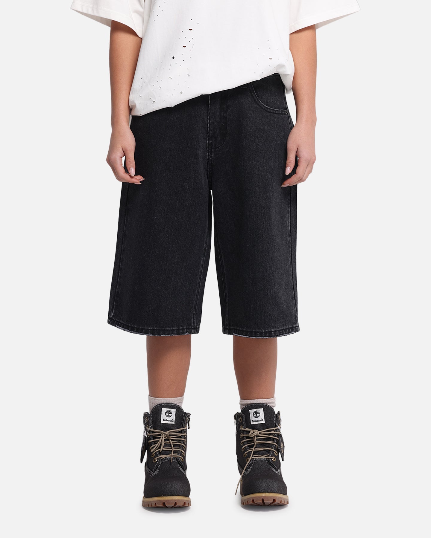 XXIII Women's Low Rider Jorts Washed Black