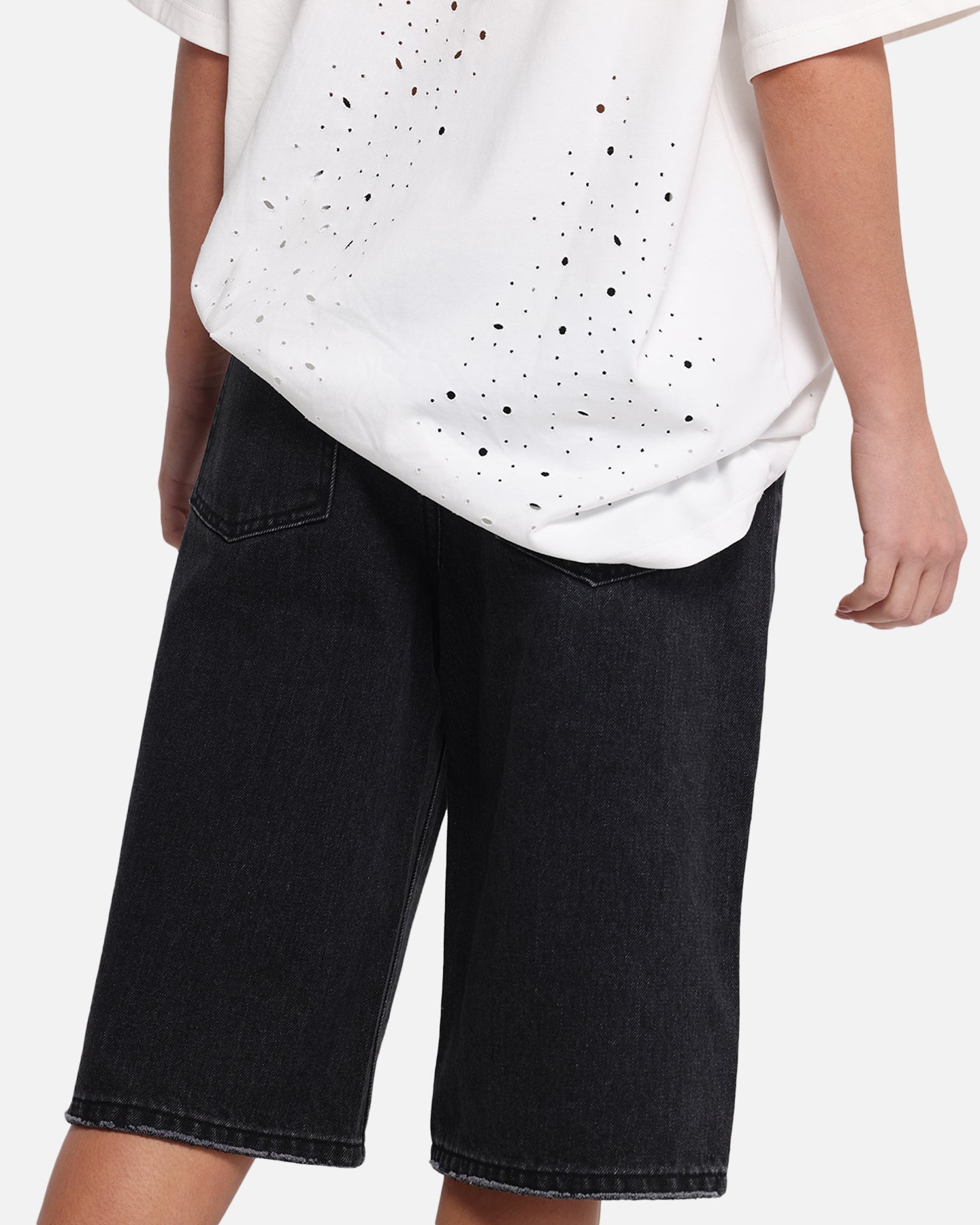 XXIII Women's Low Rider Jorts Washed Black