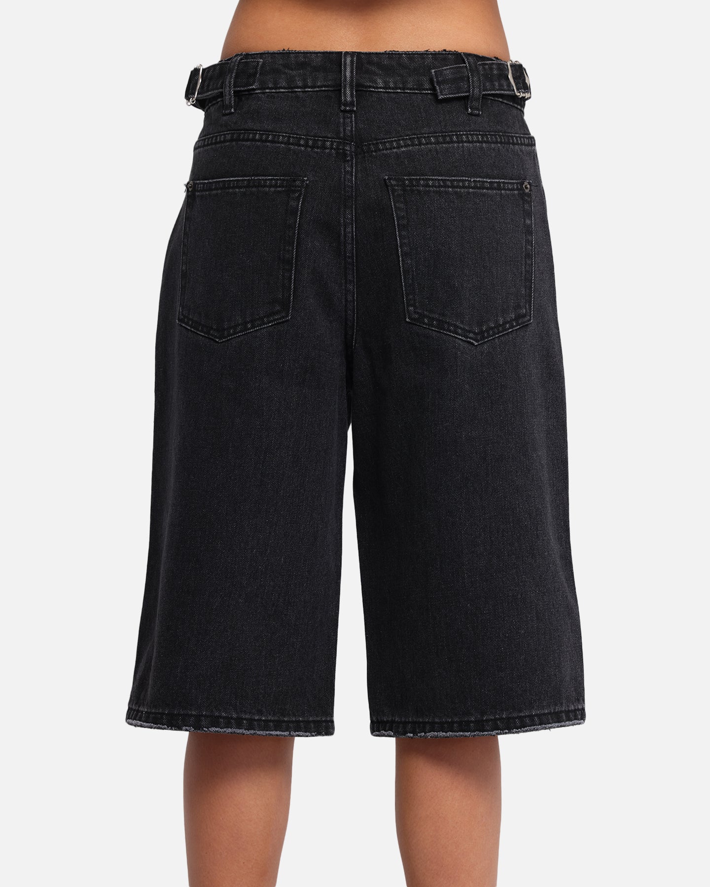 XXIII Women's Low Rider Jorts Washed Black