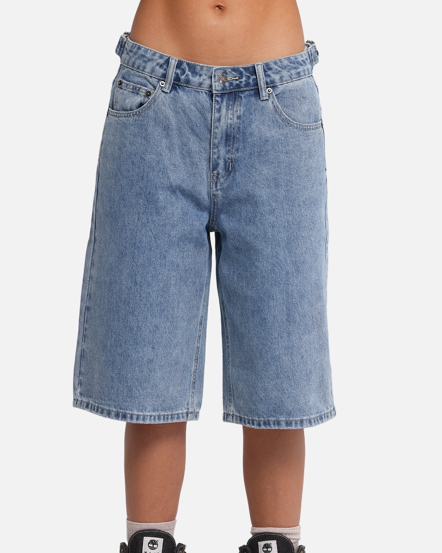 XXIII Women's Low Rider Jorts Blue Denim